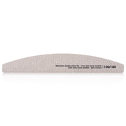 Salon Pro Kit Lima Mezzaluna Grigia Double Face Lavabile 10pz - 100/180
