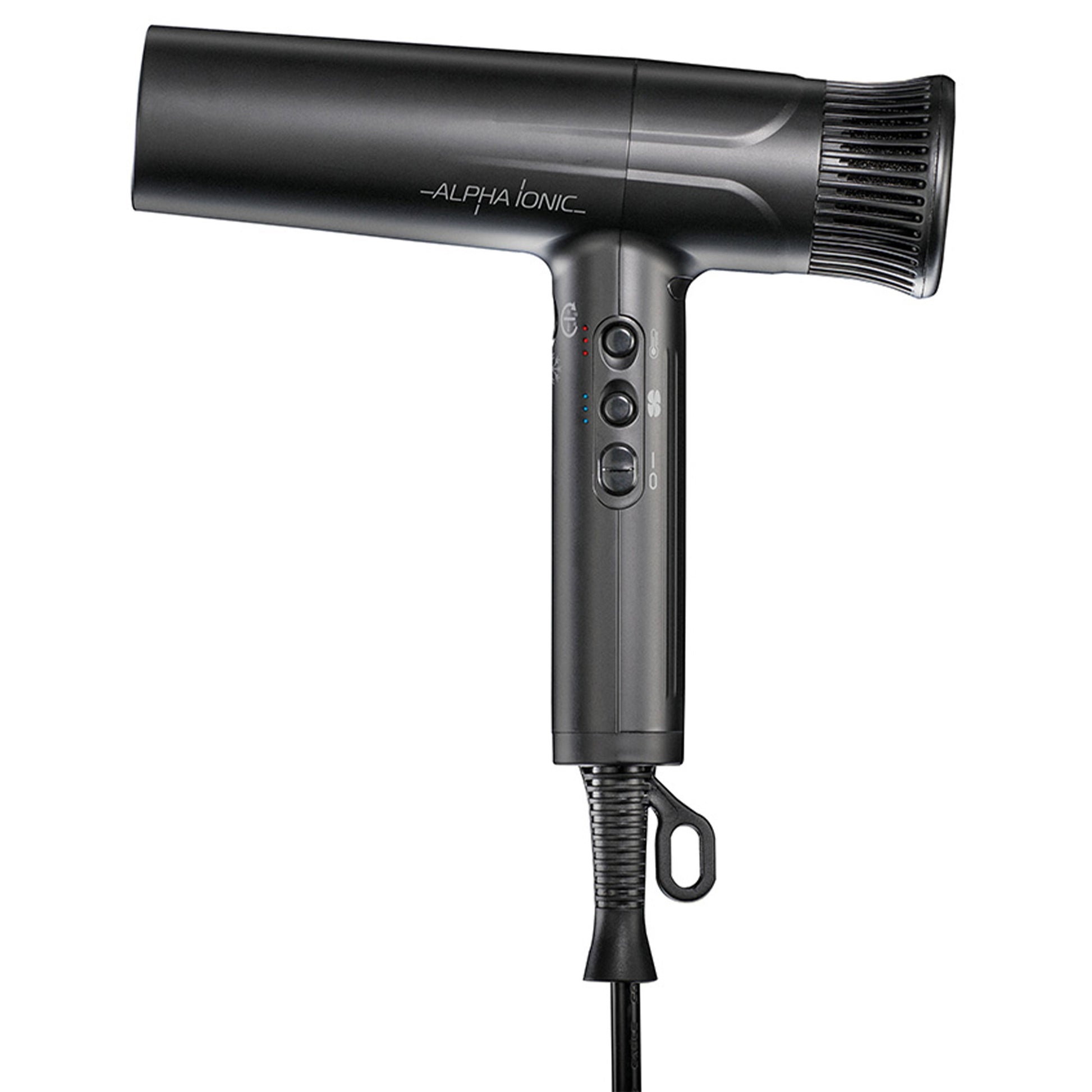 Sthauer Alpha Ionic Phon Asciugacapelli con Diffusore - Nero