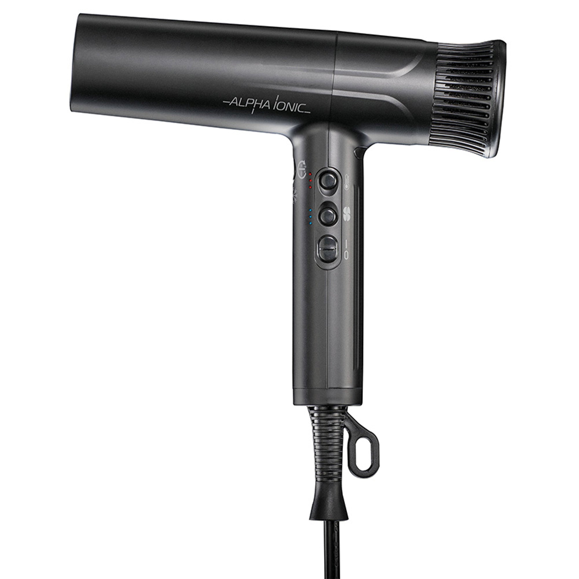 Sthauer Alpha Ionic Phon Asciugacapelli con Diffusore - Nero