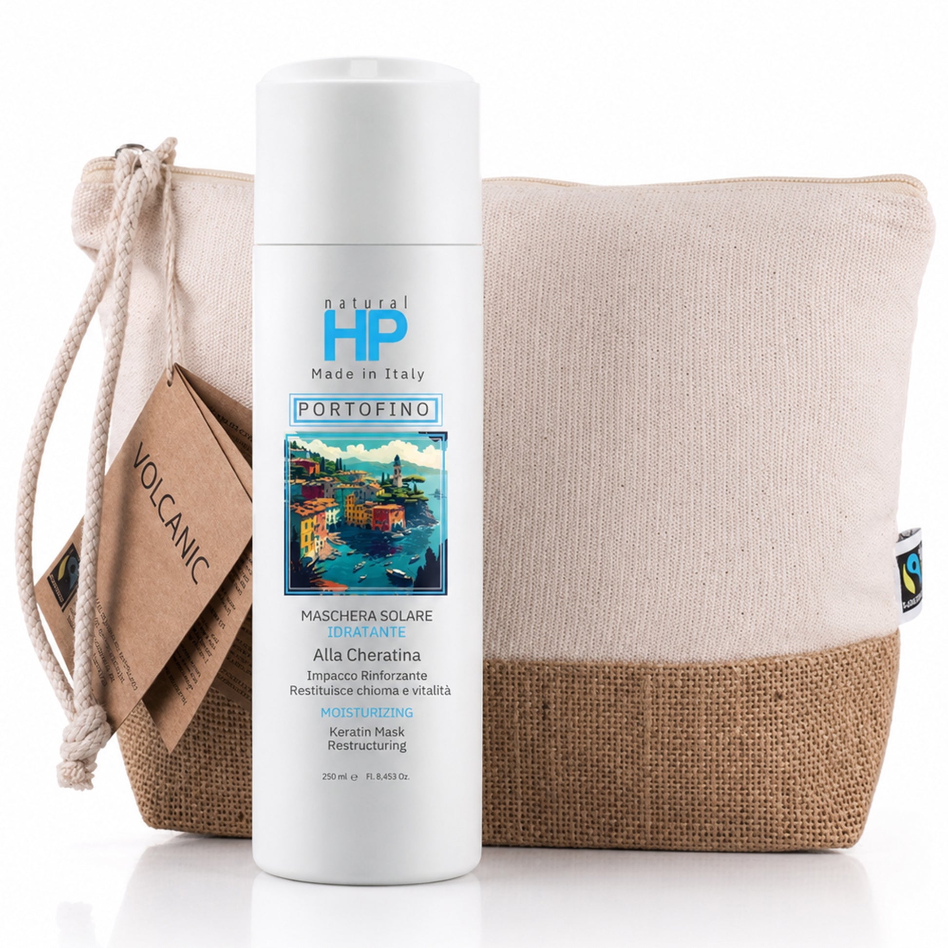 Natural HP Portofino Kit Solare per Capelli con Maschera e Pochette