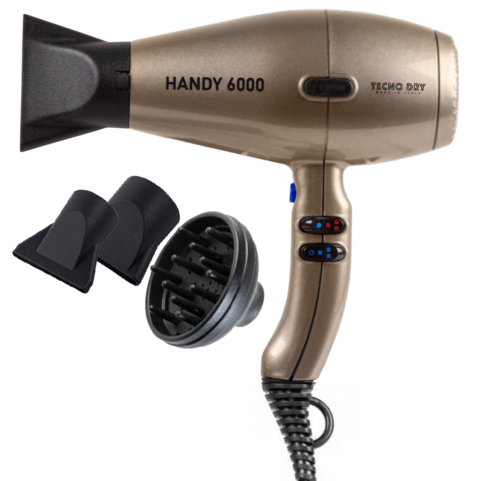 Tecno Elettra Handy 6000 Superpower Phon 2500W - Gold