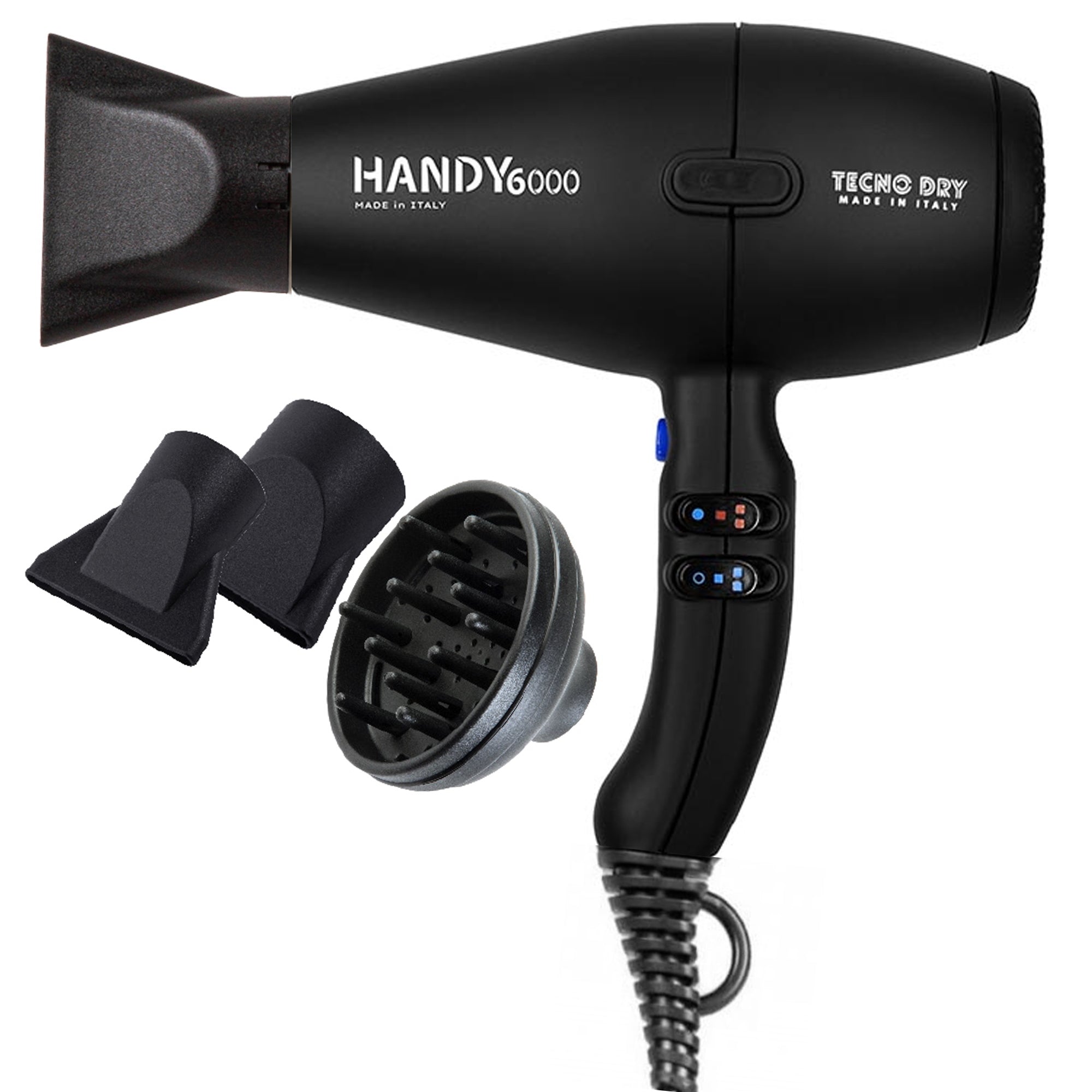 Tecno Elettra Handy 6000 Superpower Phon 2500W - Nero
