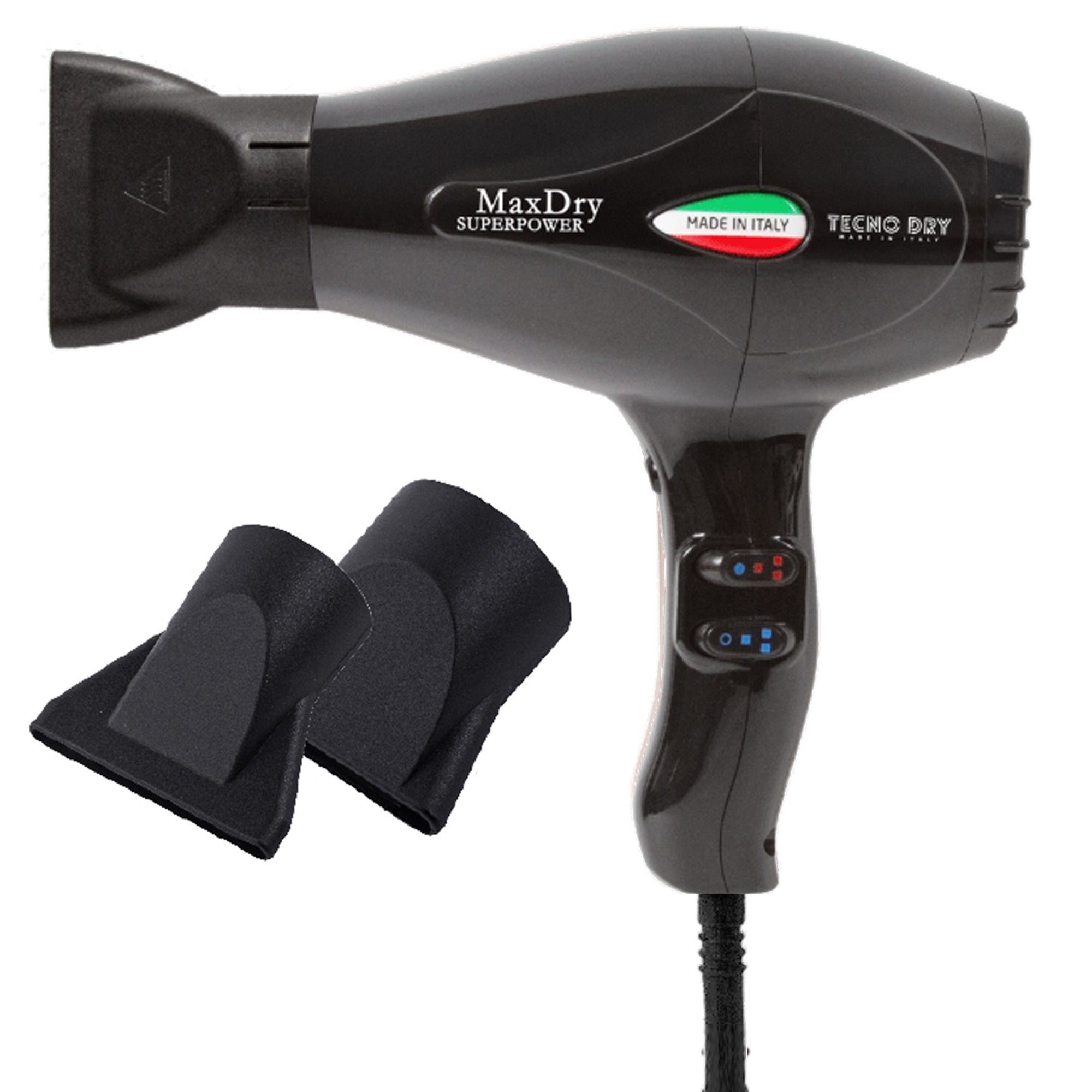 Tecno Elettra Max Dry Superpower Phon 2500W - Nero