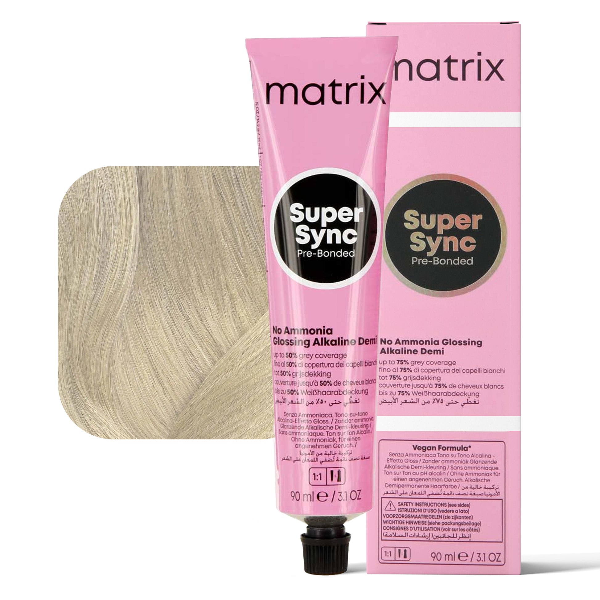 Matrix Super Sync Tono su Tono Tintura 90ml - 8AG