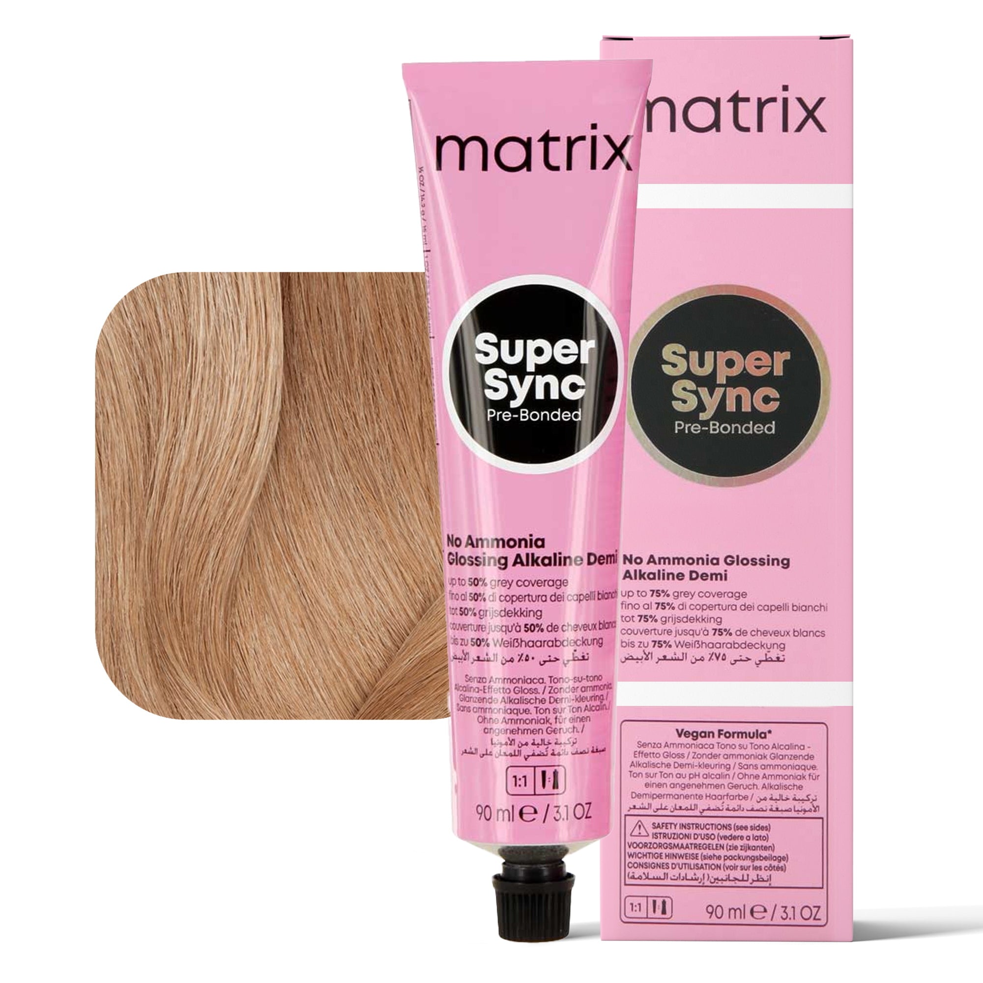 Matrix Super Sync Tono su Tono Tintura 90ml - 8GV