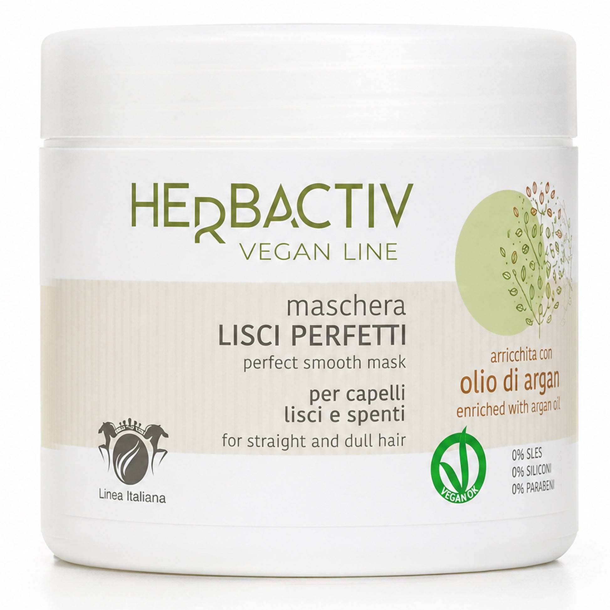 Herbactiv Vegan Line Maschera Lisci Perfetti - 500ml