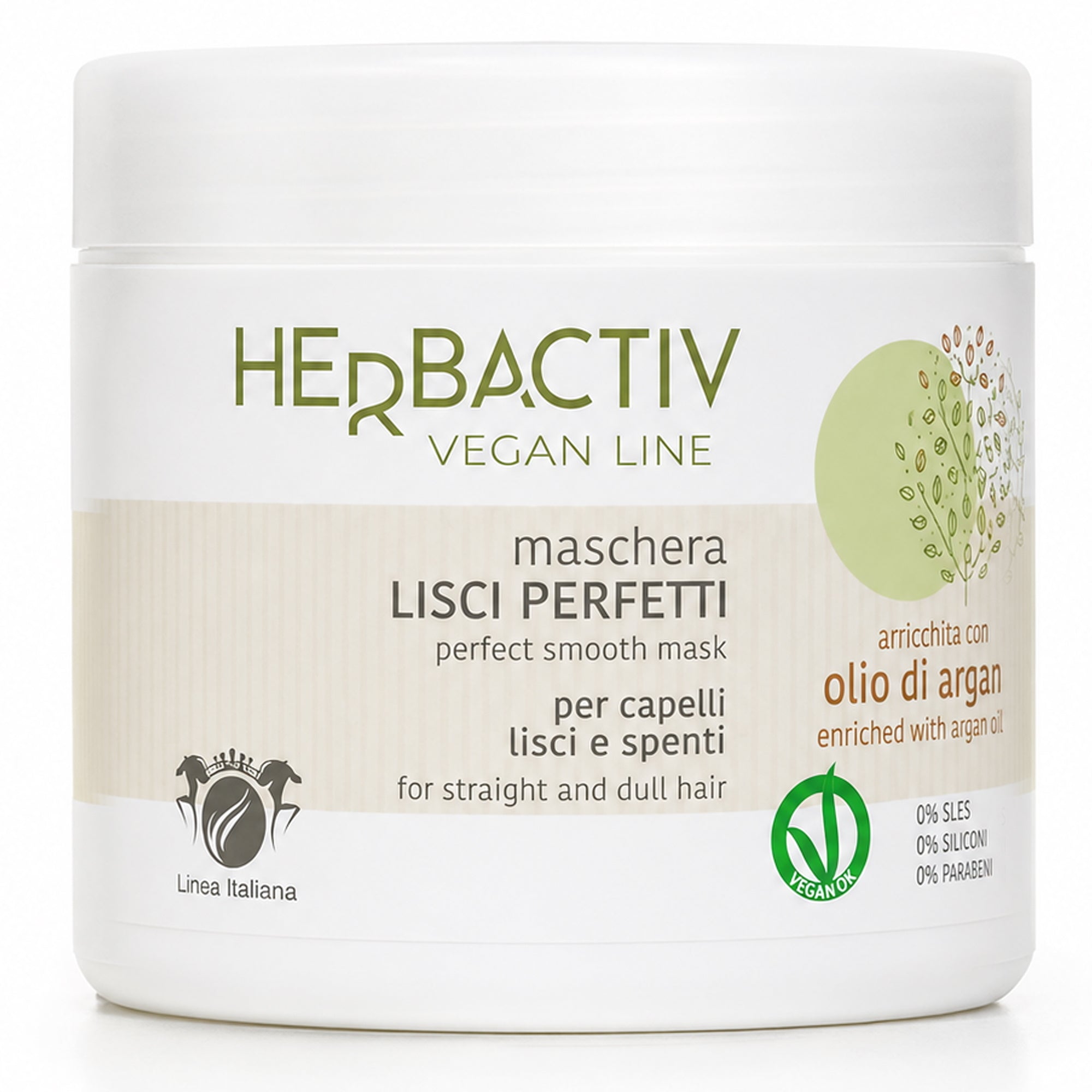 Herbactiv Vegan Line Maschera Lisci Perfetti - 500ml
