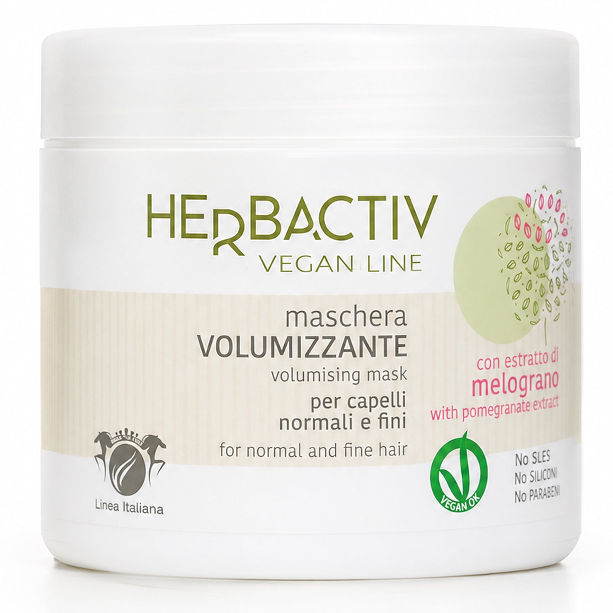 Herbactiv Vegan Line Maschera Volumizzante - 500ml