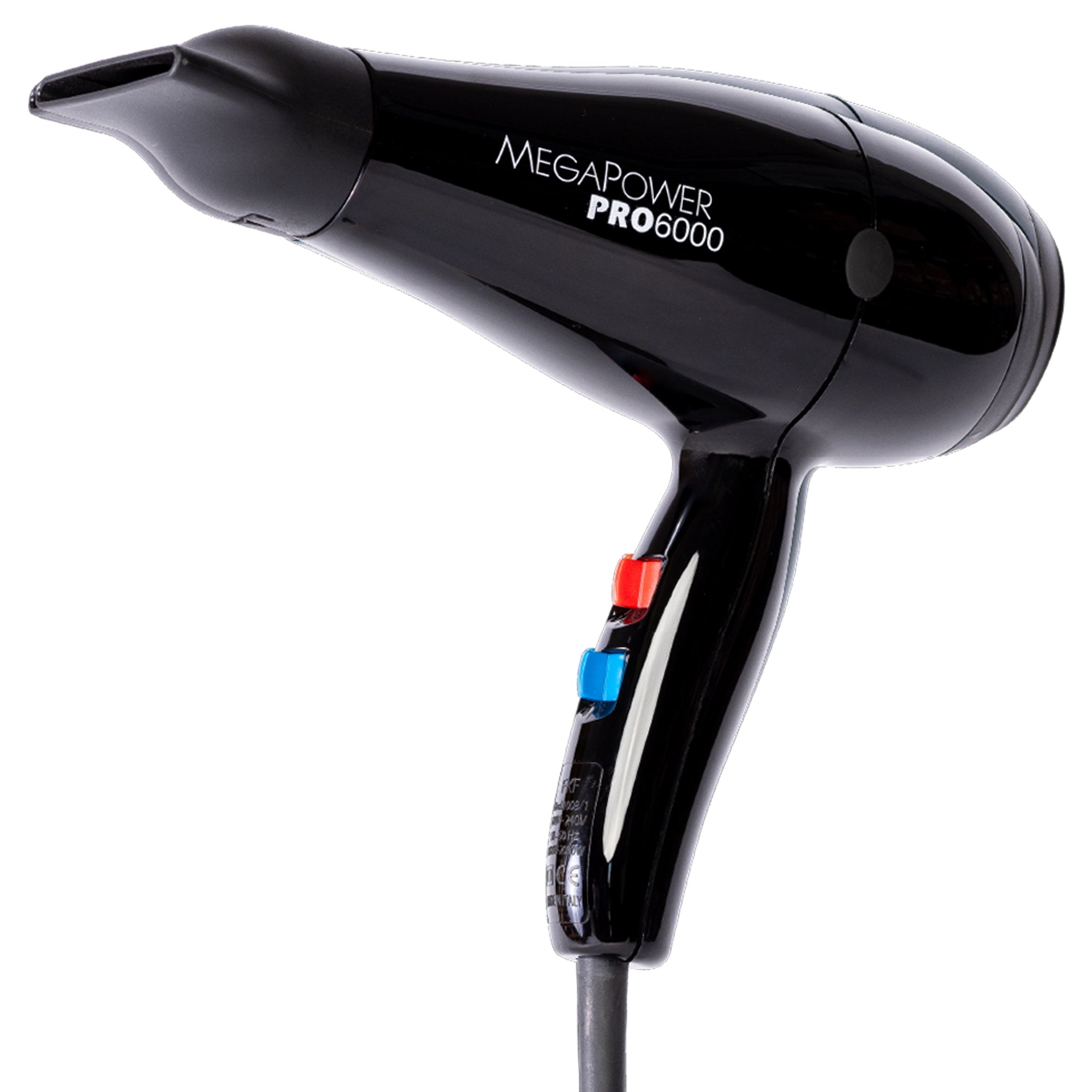 FKF MegaPower PRO 6000 Asciugacapelli Phon Professionale - Nero