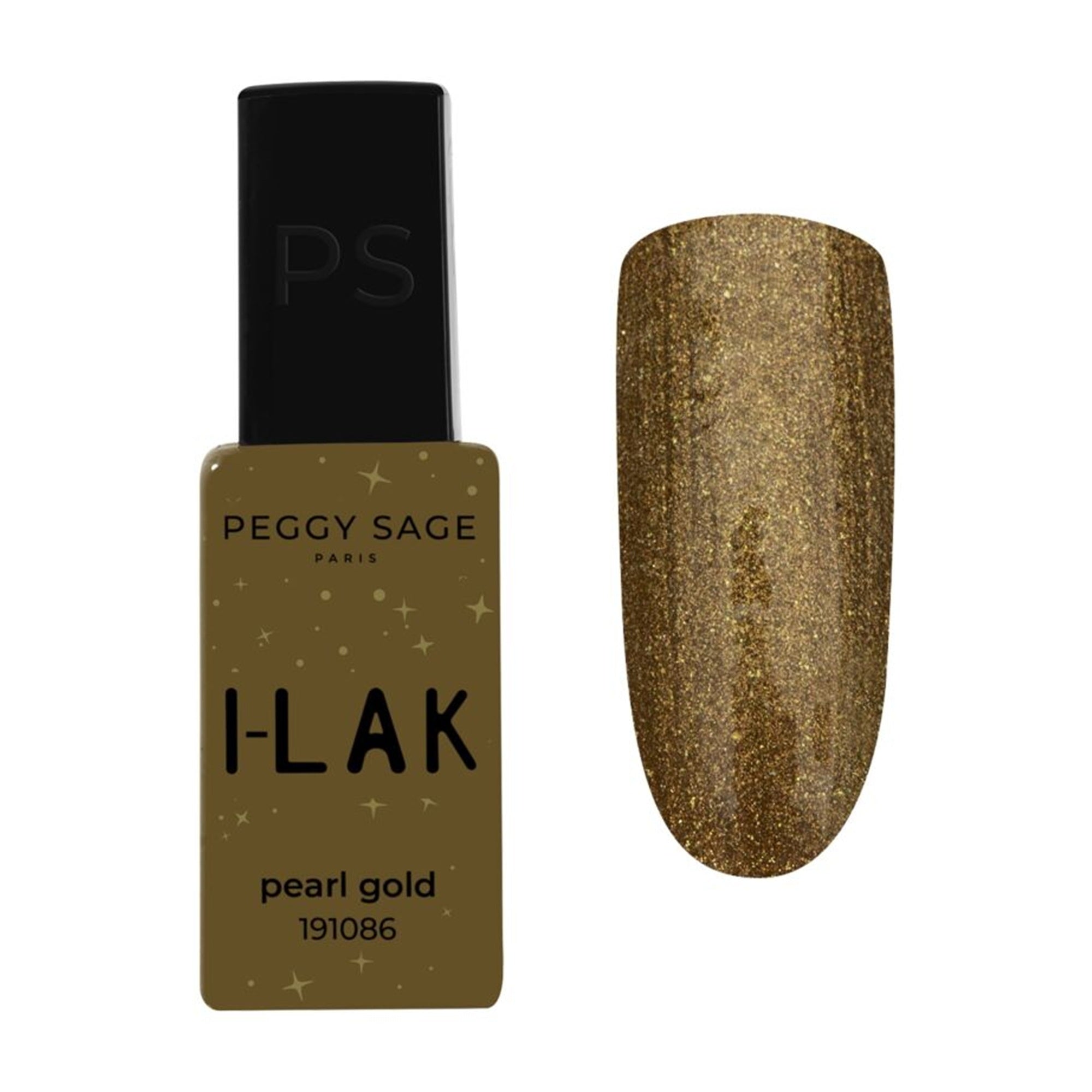 Peggy Sage I-Lak Smalto Semipermanente TPO Free 11ml - Pearl Gold