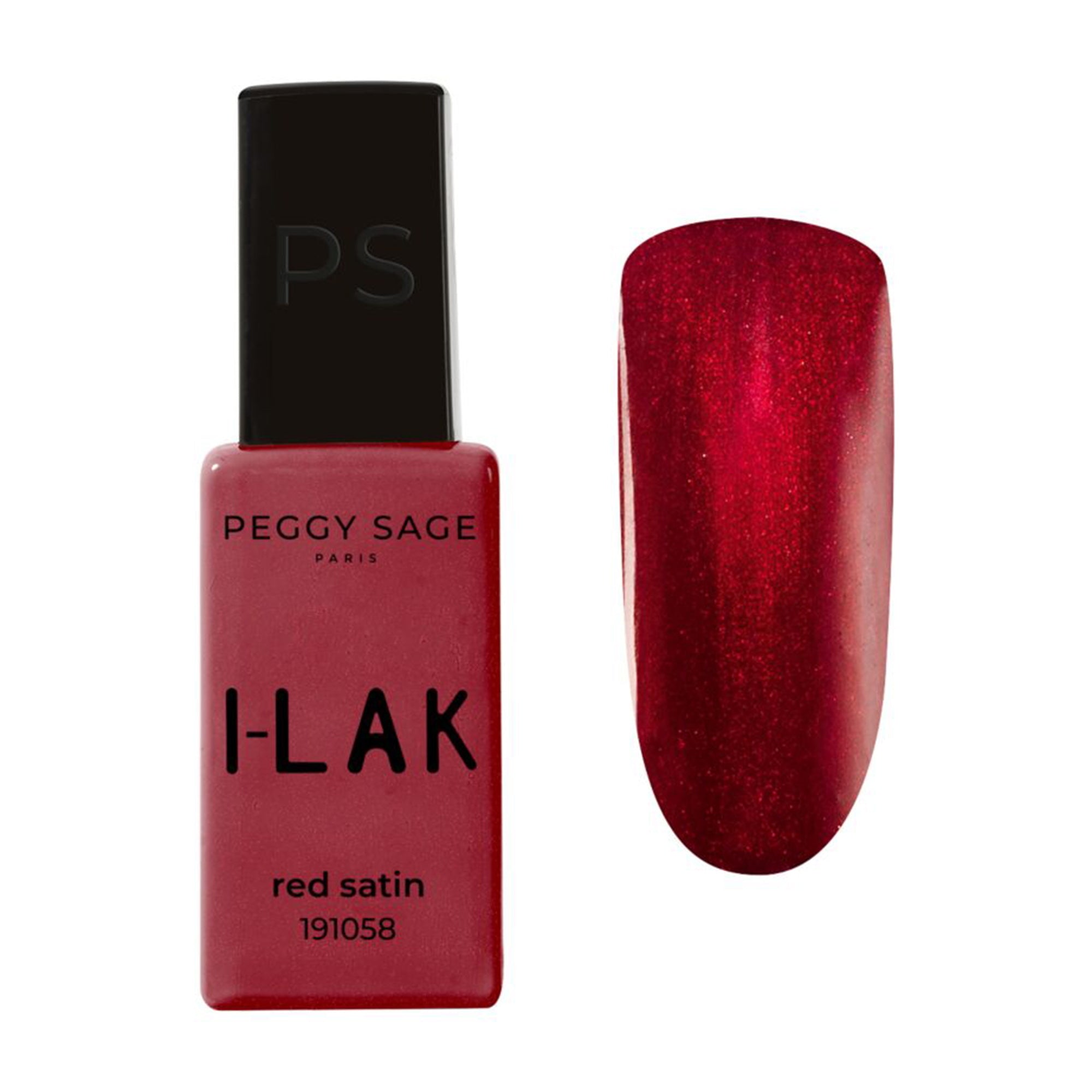 Peggy Sage I-Lak Smalto Semipermanente TPO Free 11ml - Red Satin