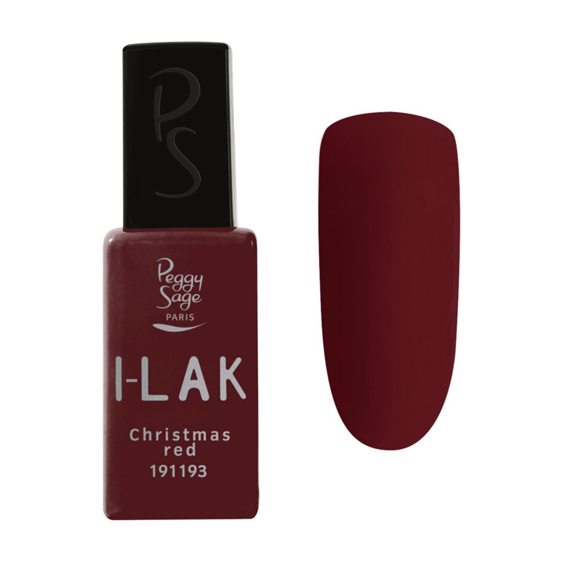 Peggy Sage I-Lak Smalto Semipermanente TPO Free 11ml - Christmas Red