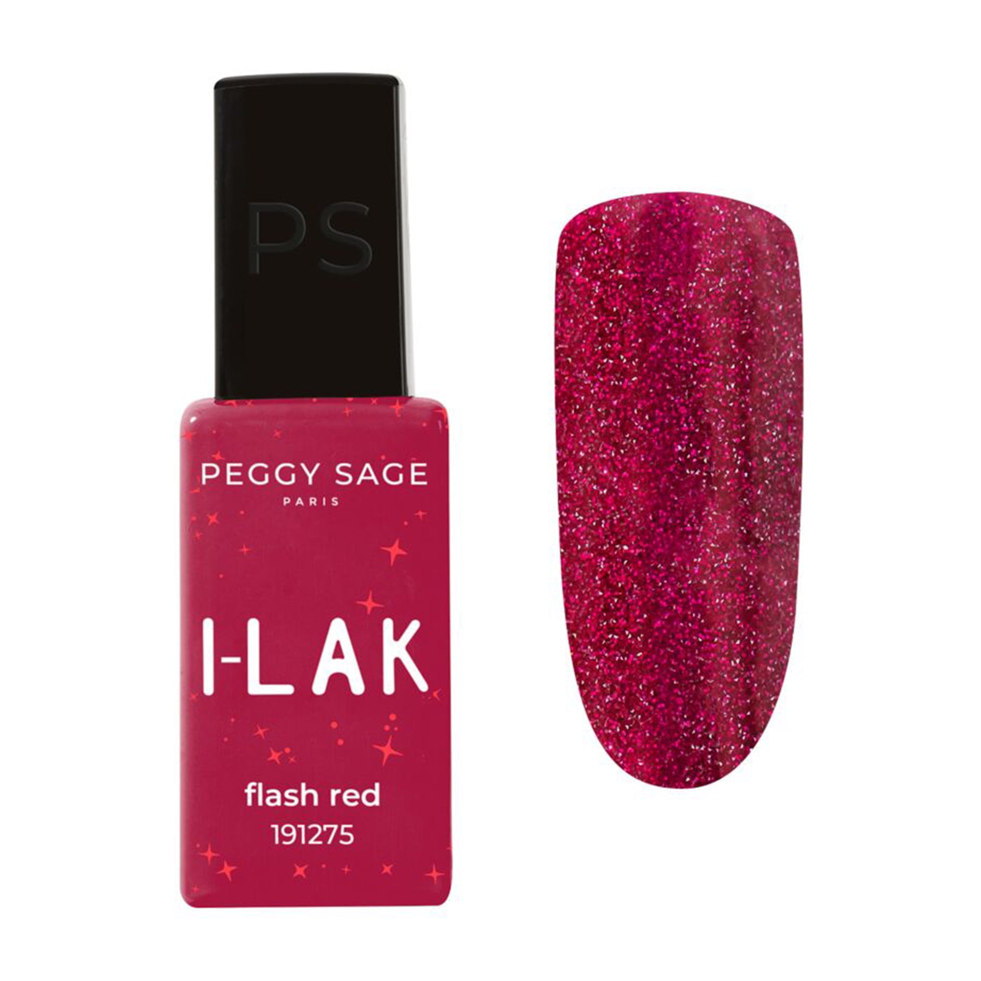 Peggy Sage I-Lak Smalto Semipermanente TPO Free 11ml - Flash Red
