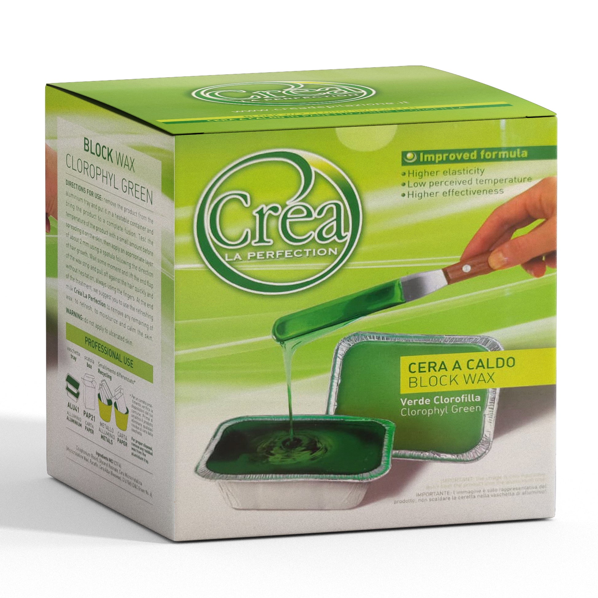 Crea Perfection Cera Depilatoria a Caldo 2x500gr - Verde Clorofilla
