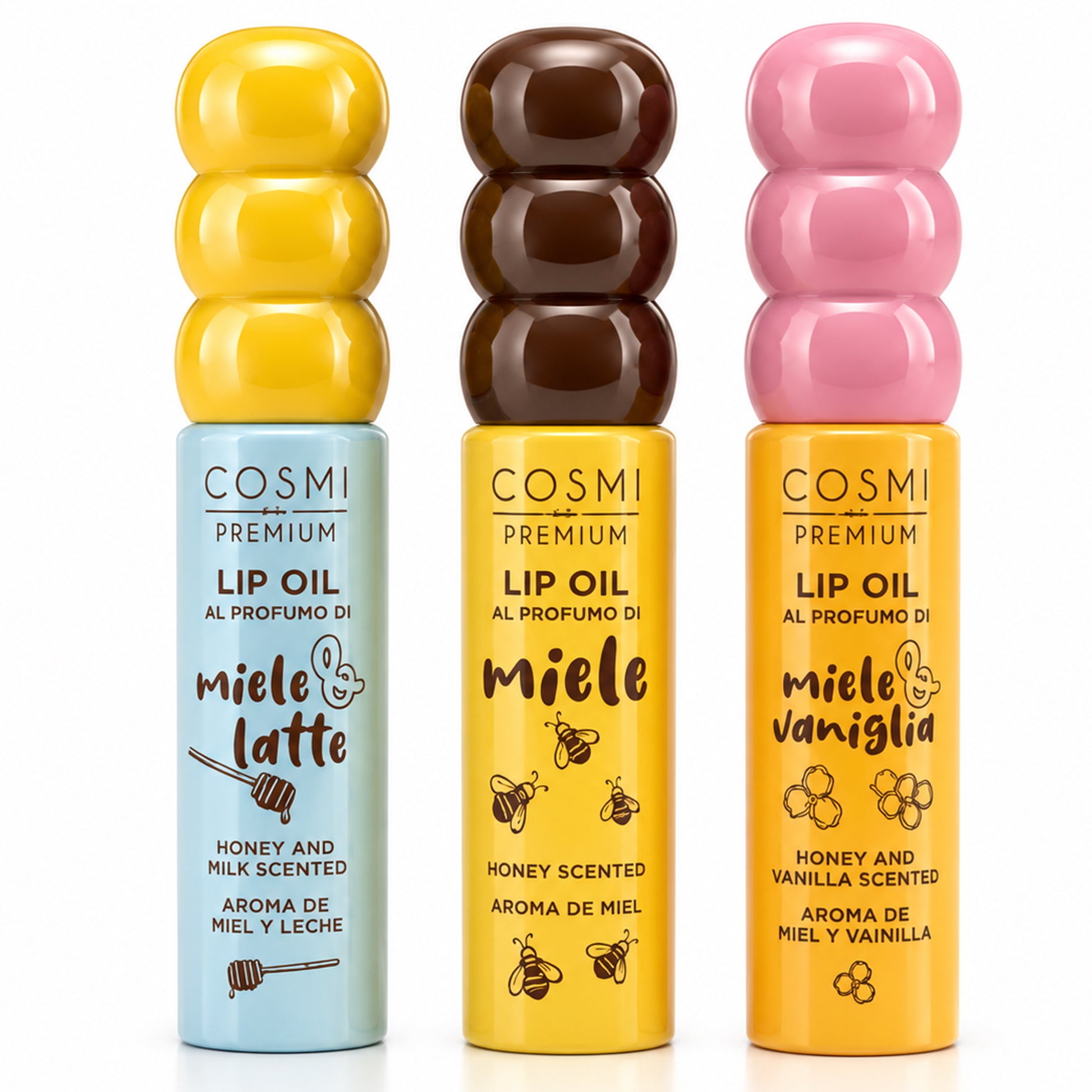Cosmi Olio per le Labbra 3ml - Fragranze al Miele