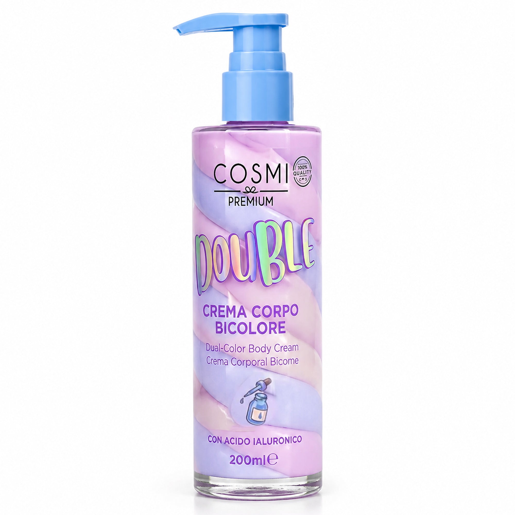 Cosmi Crema Corpo Bicolore 200ml - Acido Ialuronico