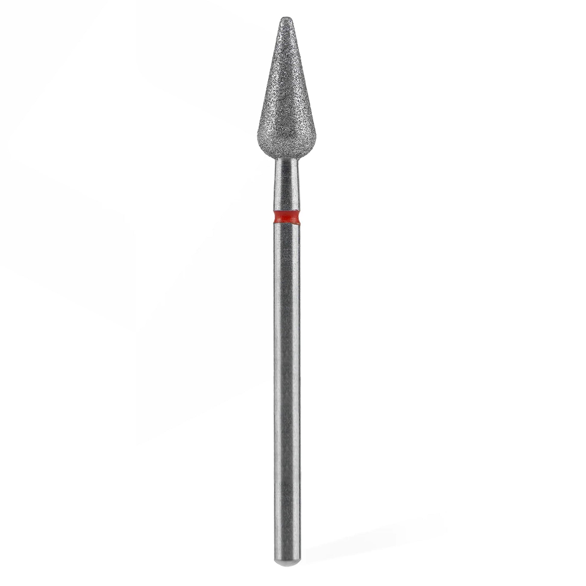 Staleks Pro Punta Fresa Diamantata Pera Acuta 5 Rosso - 12mm