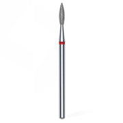 Staleks Pro Punta Fresa Diamantata Fiamma Acuta 2,1 Rosso - 8mm