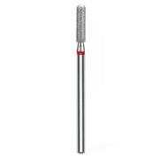 Staleks Pro Punta Fresa Diamantata Cilindro Arrotondato Rosso - 10mm