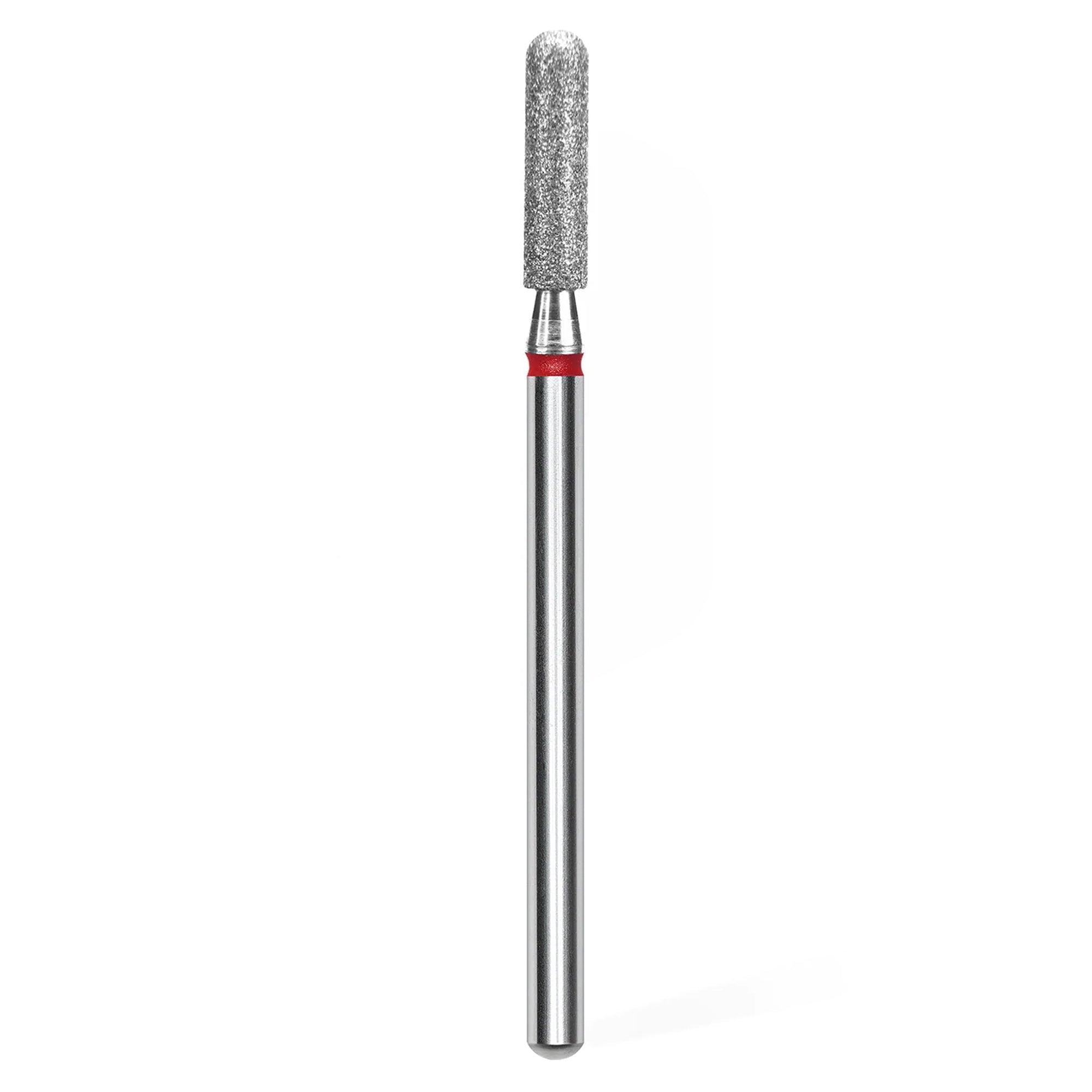 Staleks Pro Punta Fresa Diamantata Cilindro Arrotondato Rosso - 10mm