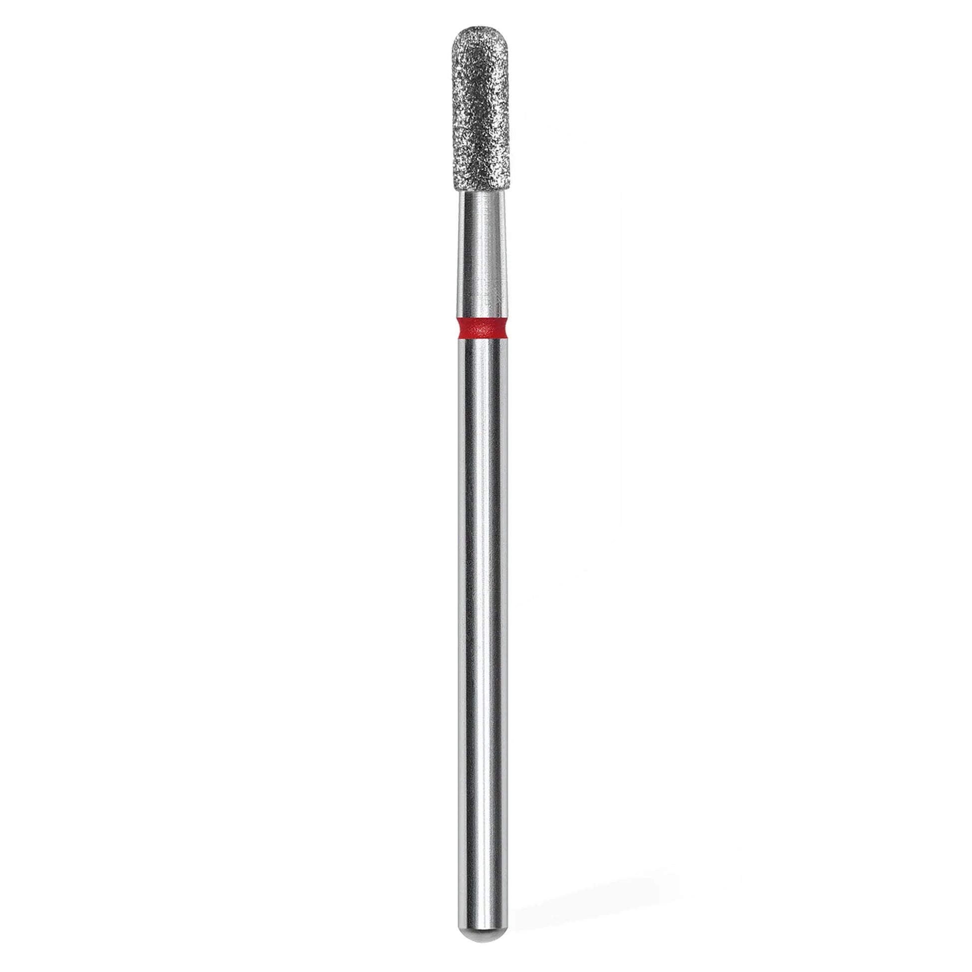 Staleks Pro Punta Fresa Diamantata Cilindro Arrotondato Rosso - 6,5mm