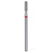Staleks Pro Punta Fresa Diamantata Cilindro Arrotondato Rosso - 8mm