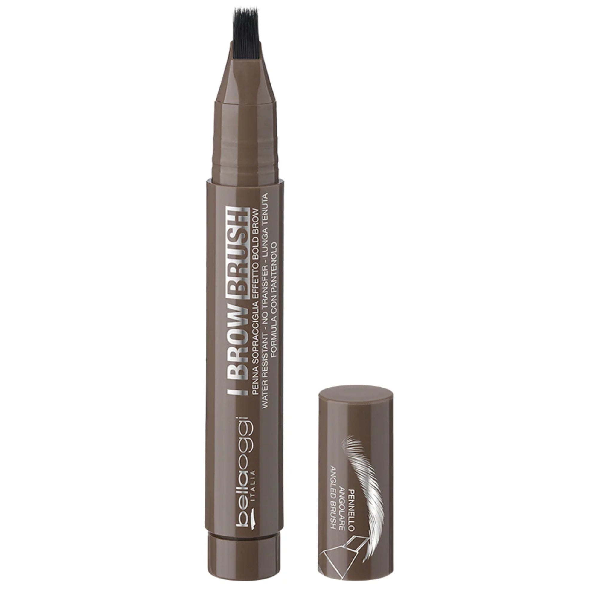 Bellaoggi I Brow Brush Penna Sopracciglia - 04 Black Brown