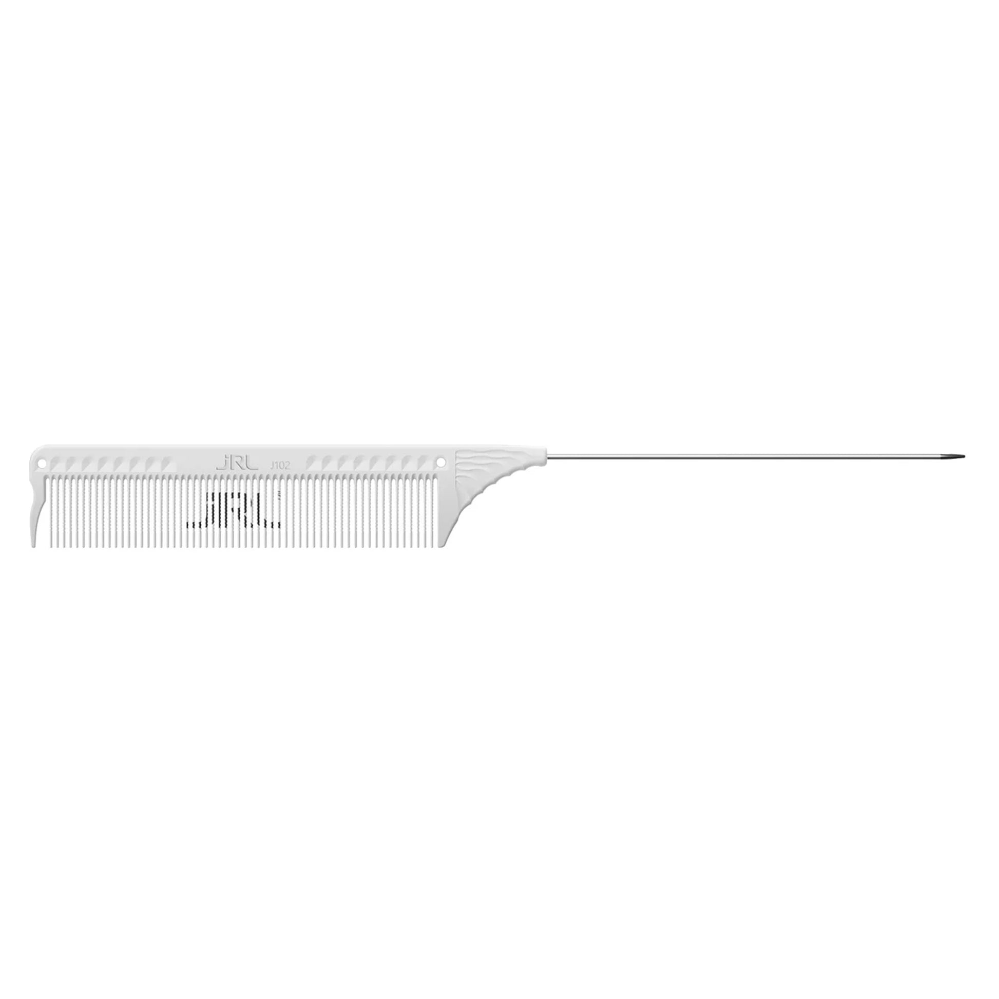 JRL Pettine a Coda Pin Tail Comb 8,8" - Bianco