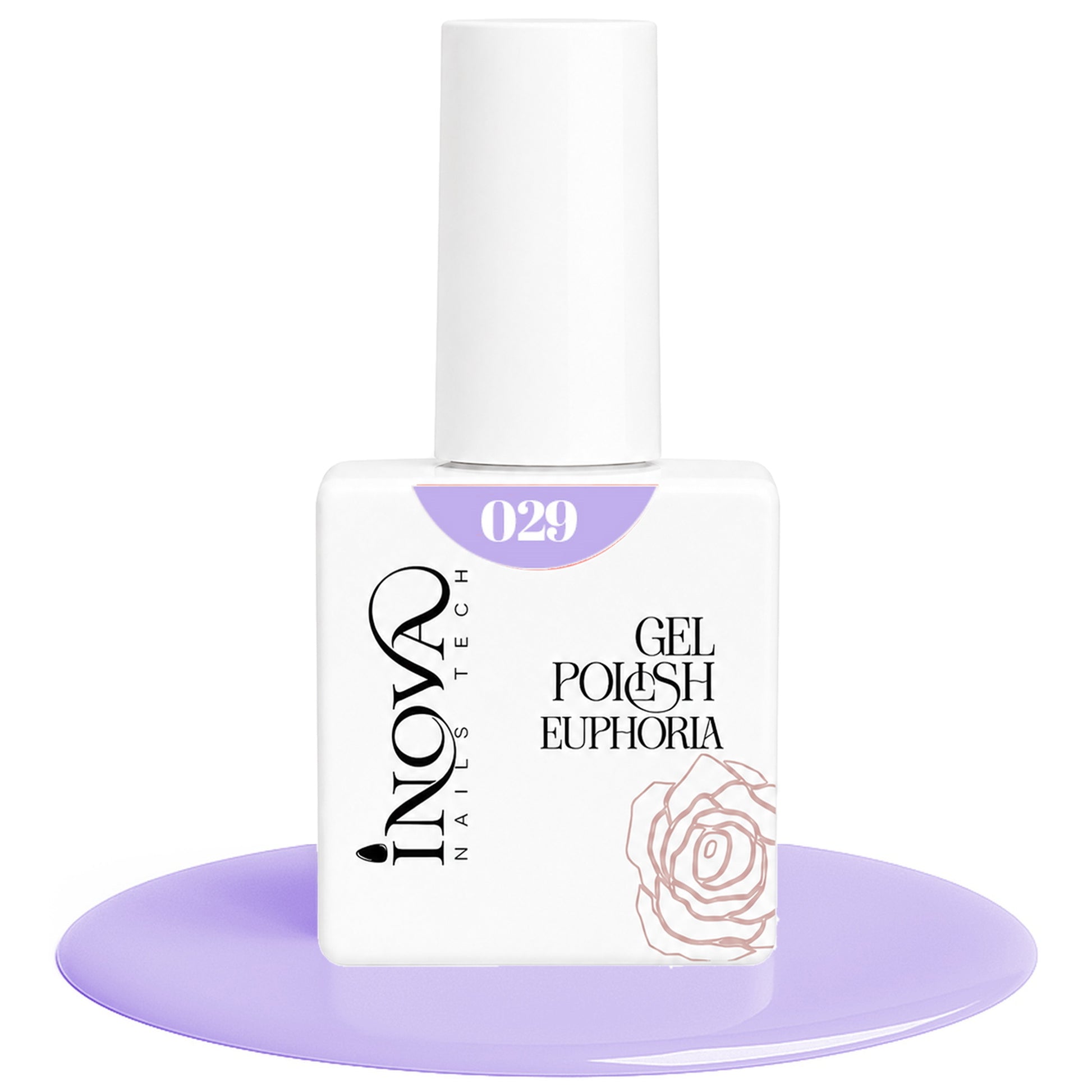 Inova Nails Tech Smalto Semipermanente 12ml - 029 Lilla Pastello Brillante