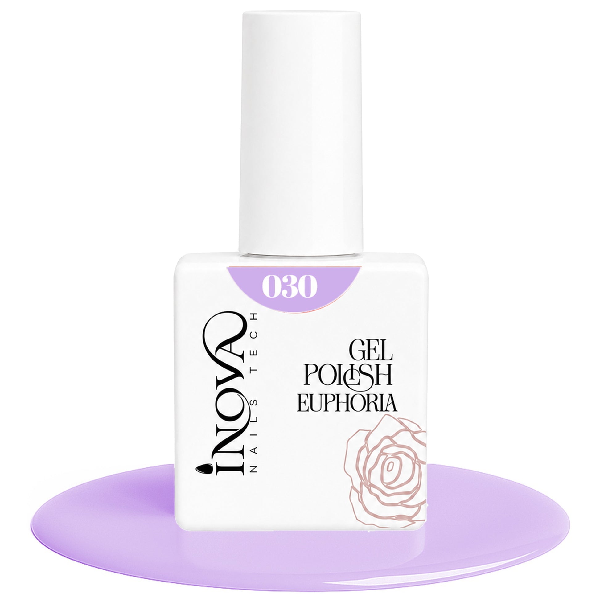 Inova Nails Tech Smalto Semipermanente 12ml - 030 Lavanda Chiaro