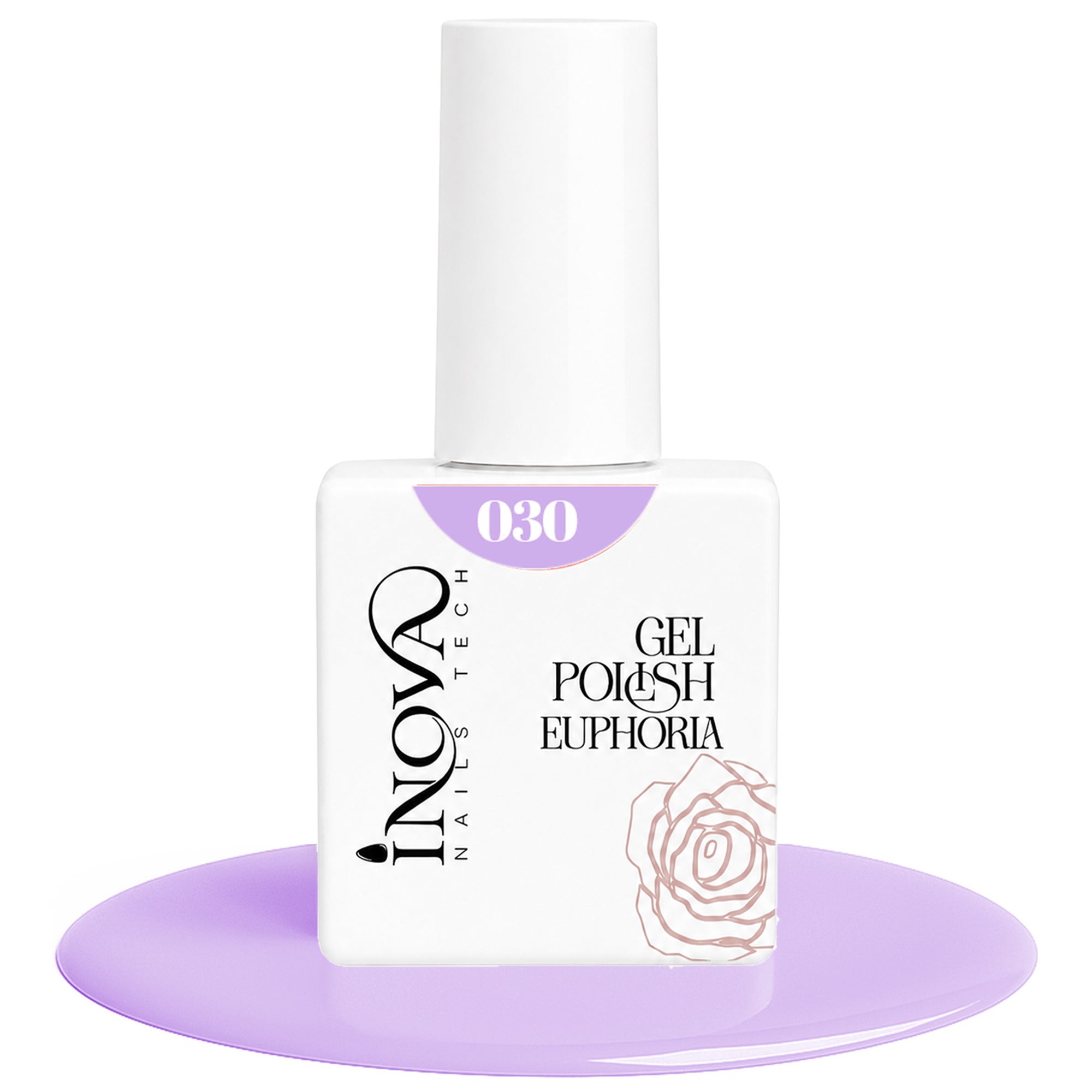 Inova Nails Tech Smalto Semipermanente 12ml - 030 Lavanda Chiaro