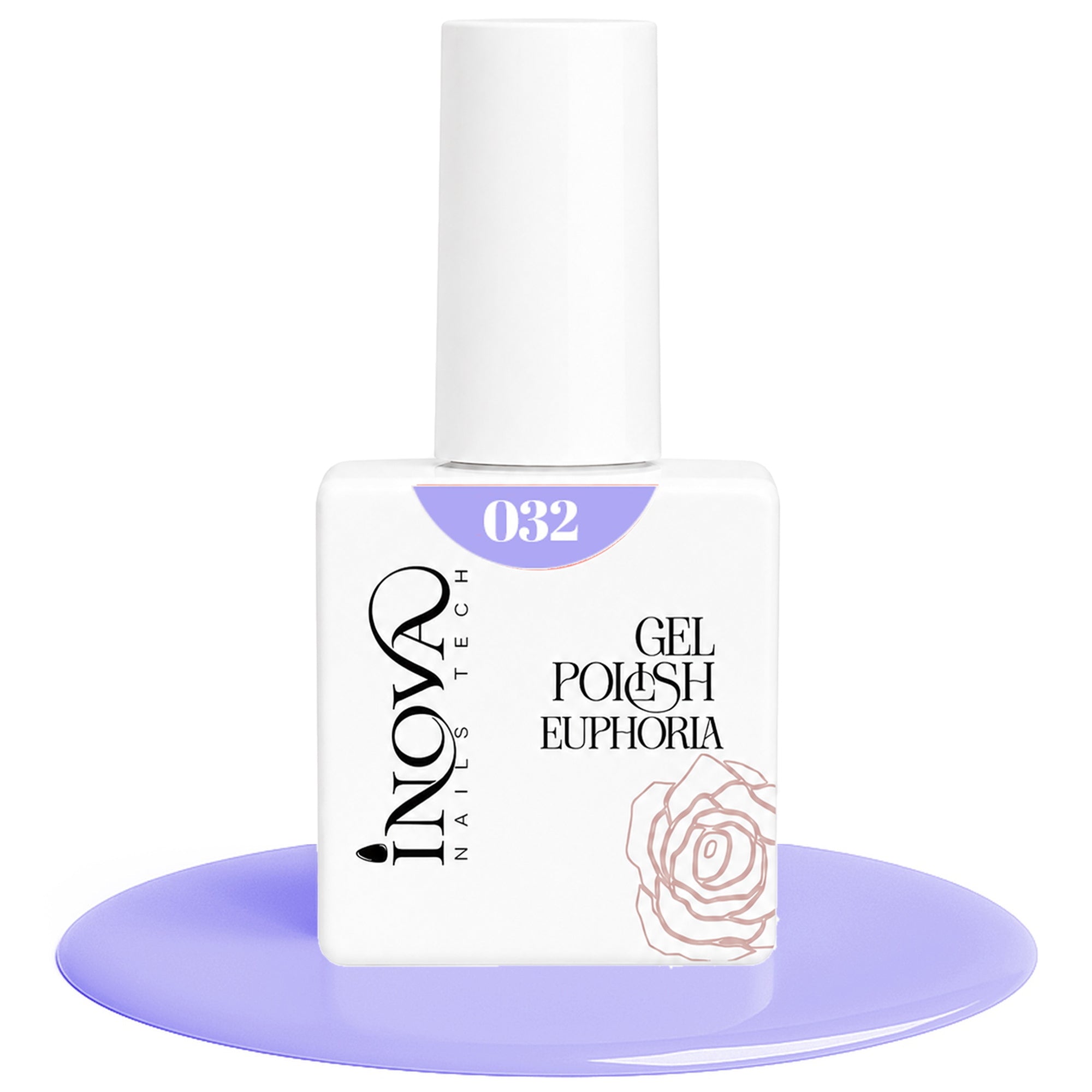 Inova Nails Tech Smalto Semipermanente 12ml - 032 Lilla Freddo Luminoso
