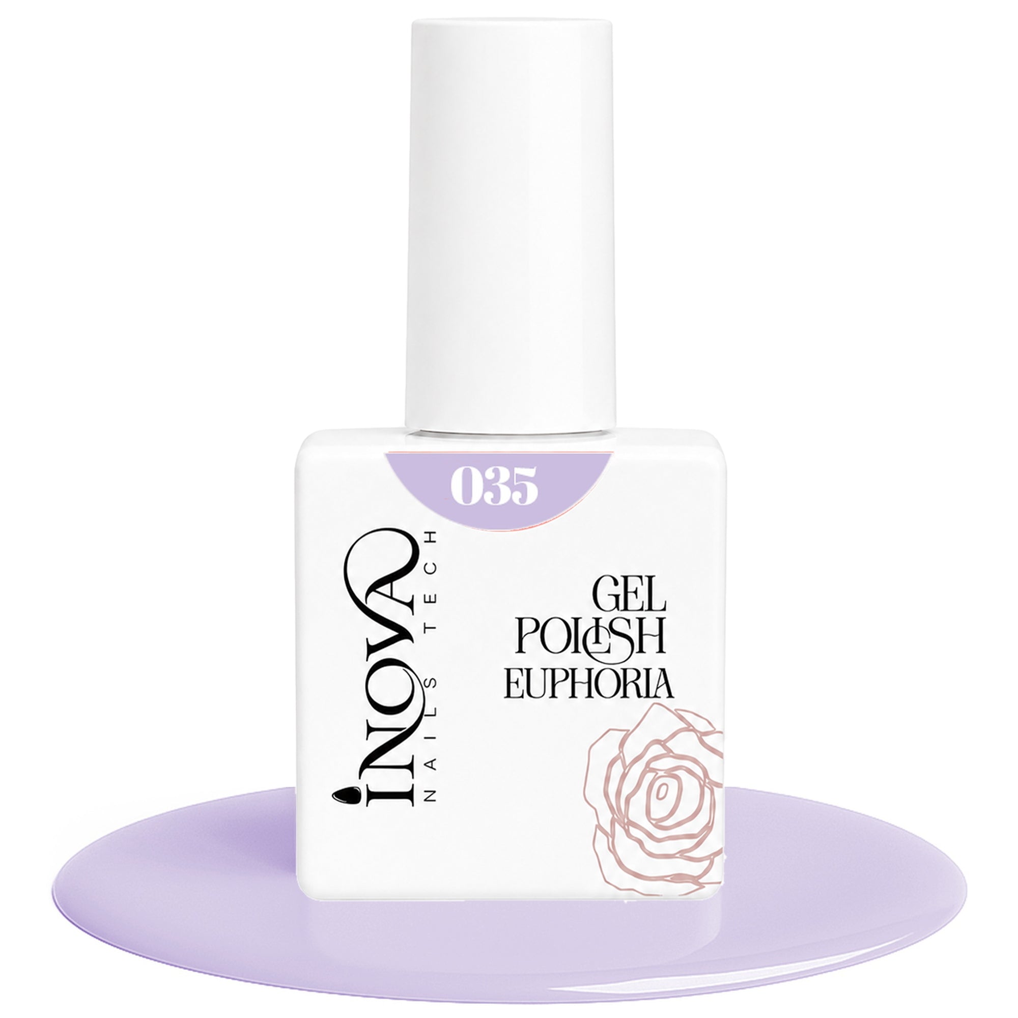 Inova Nails Tech Smalto Semipermanente 12ml - 035 Lilla Zuccherato
