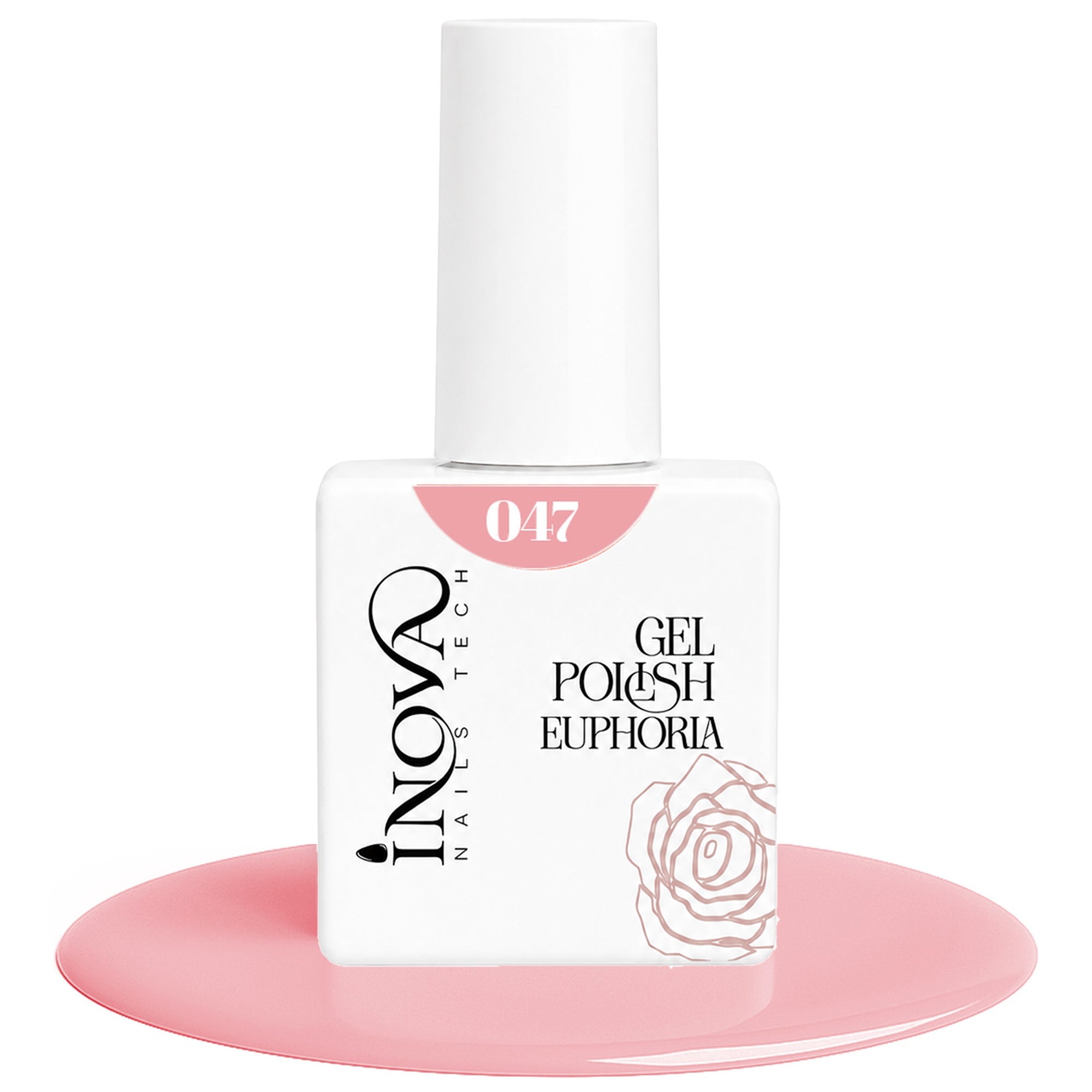Inova Nails Tech Smalto Semipermanente 12ml - 047 Lilla Ametista Intenso