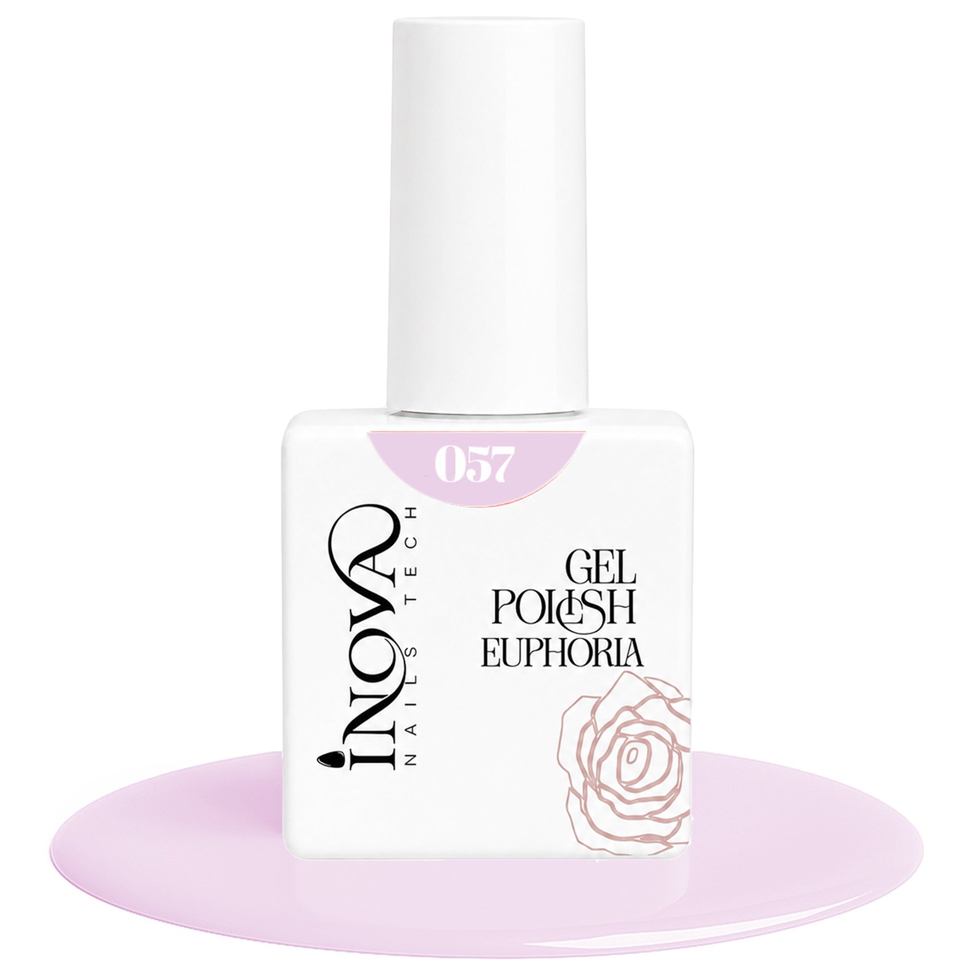 Inova Nails Tech Smalto Semipermanente 12ml - 057 Rosa Baby Perlato