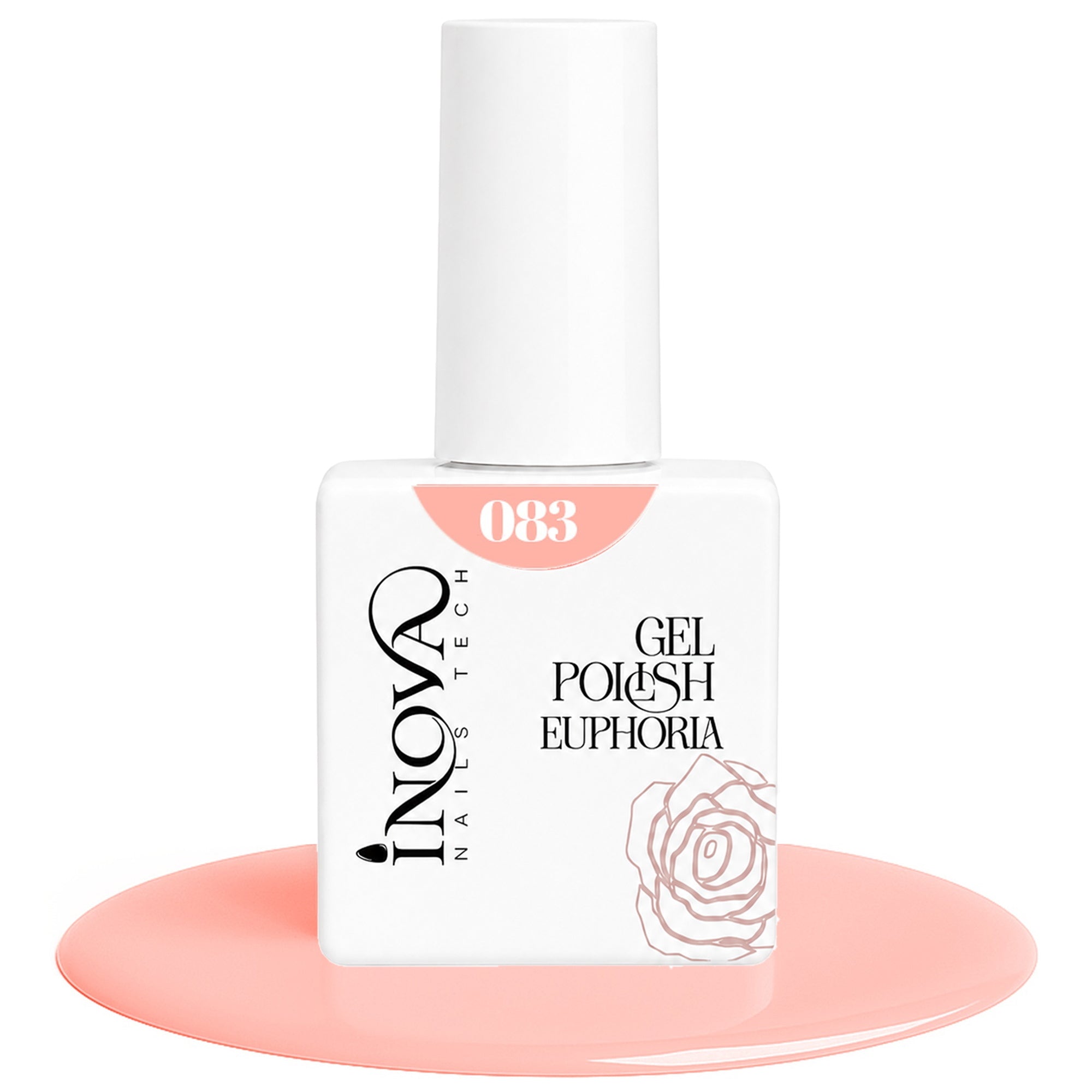 Inova Nails Tech Smalto Semipermanente 12ml - 083 Rosa Perlato Luminoso