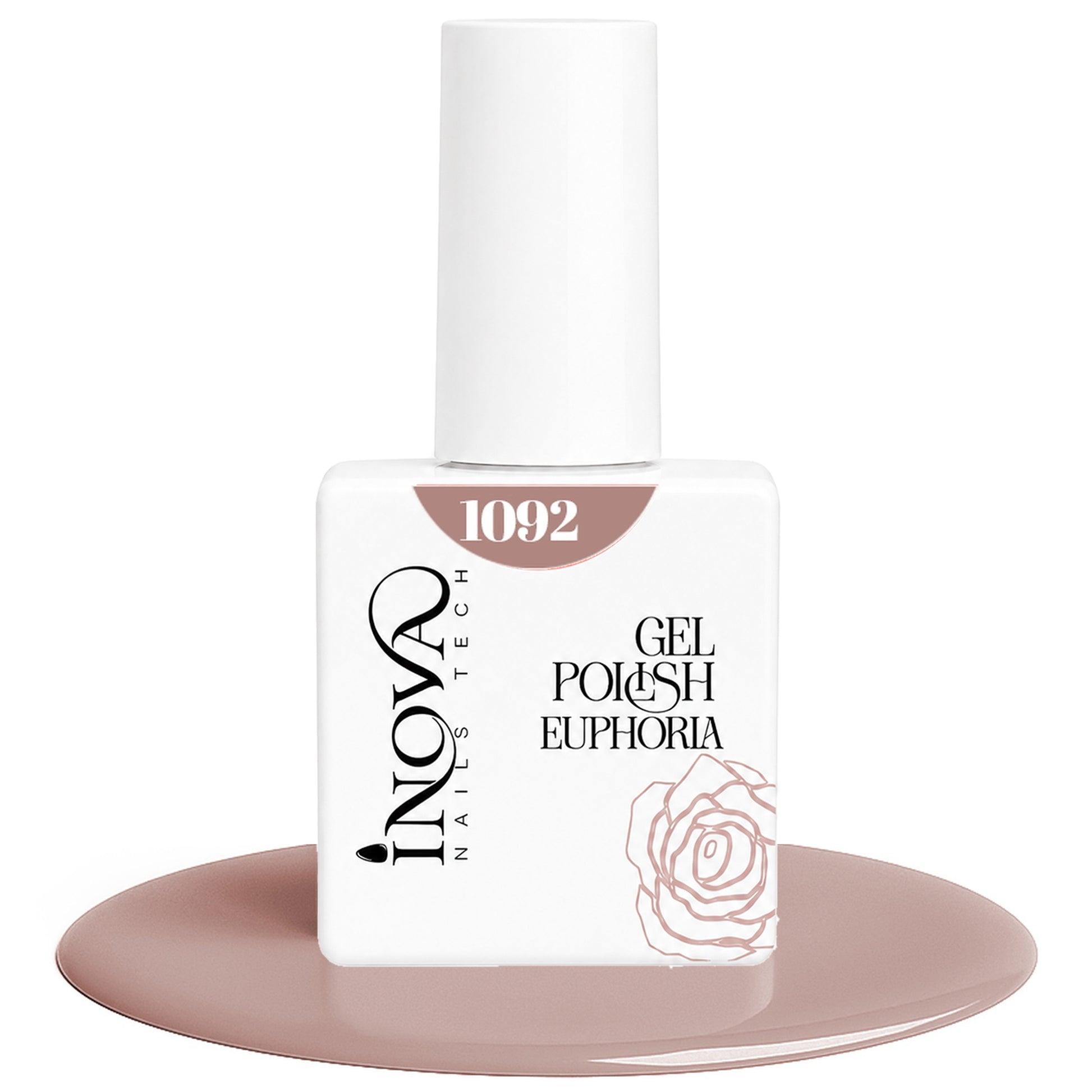 Inova Nails Tech Smalto Semipermanente 12ml - 1092 Tortora Elegante
