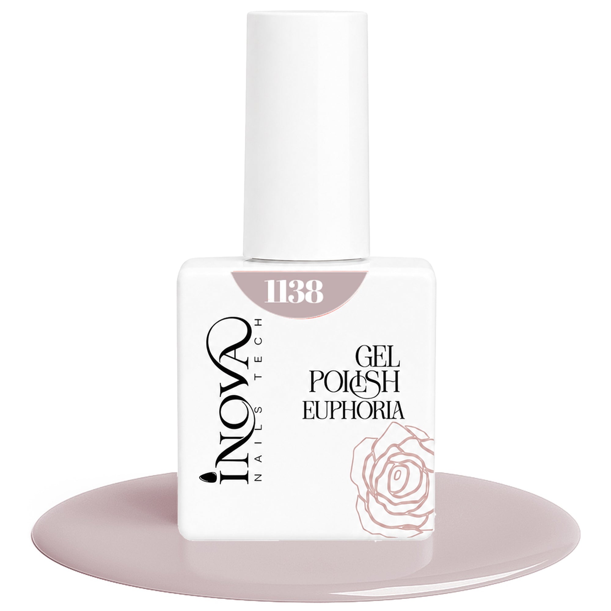 Inova Nails Tech Smalto Semipermanente 12ml - 1138 Rosa Cipria