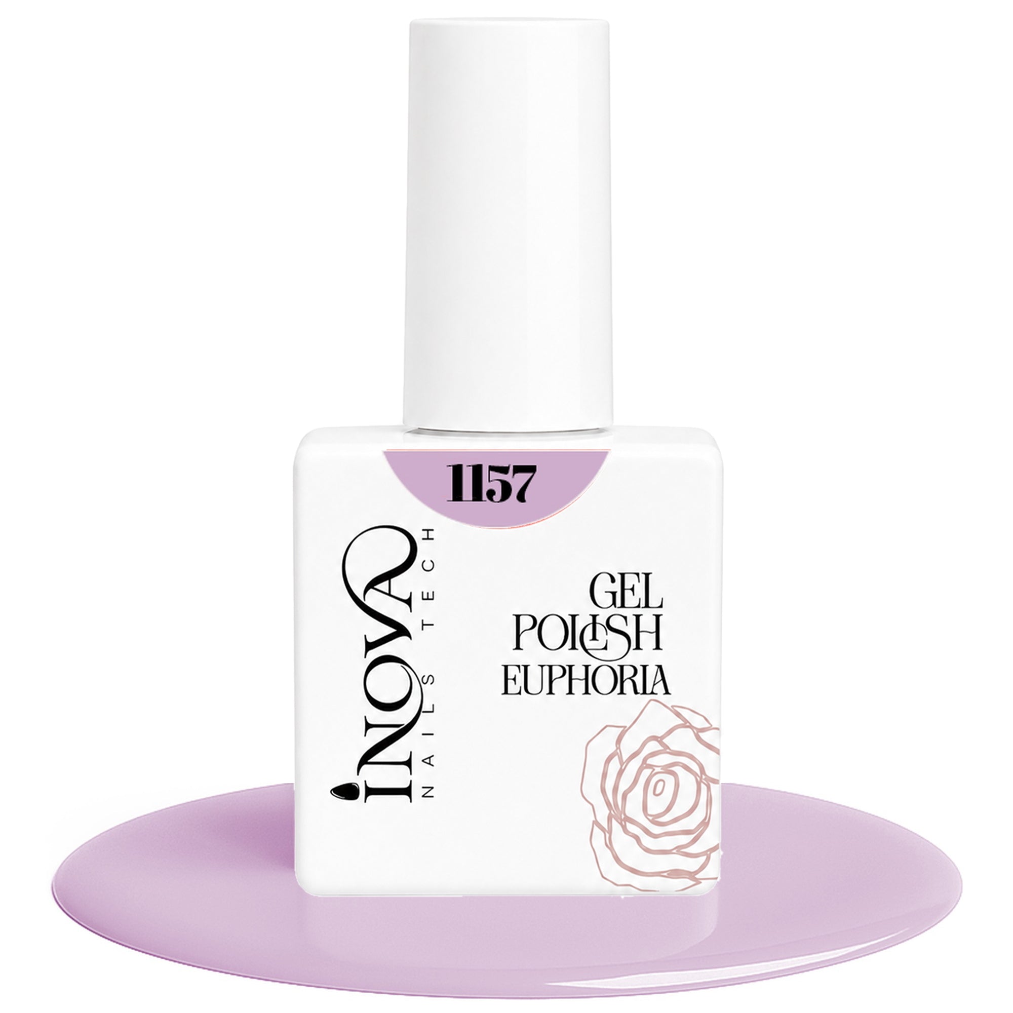 Inova Nails Tech Smalto Semipermanente 12ml - 1157 Lilla Delicato