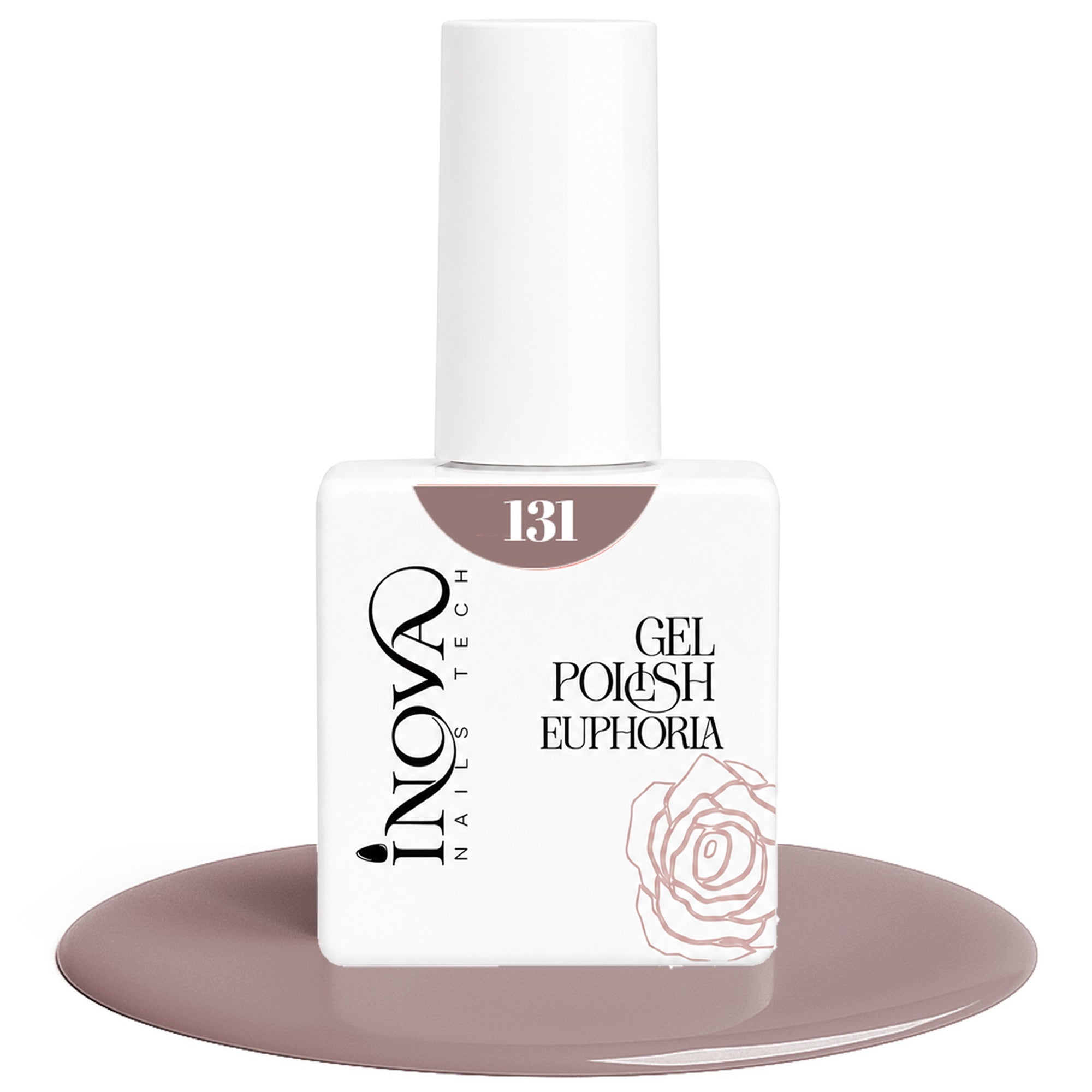 Inova Nails Tech Smalto Semipermanente 12ml - 131 Nude Taupe Elegante