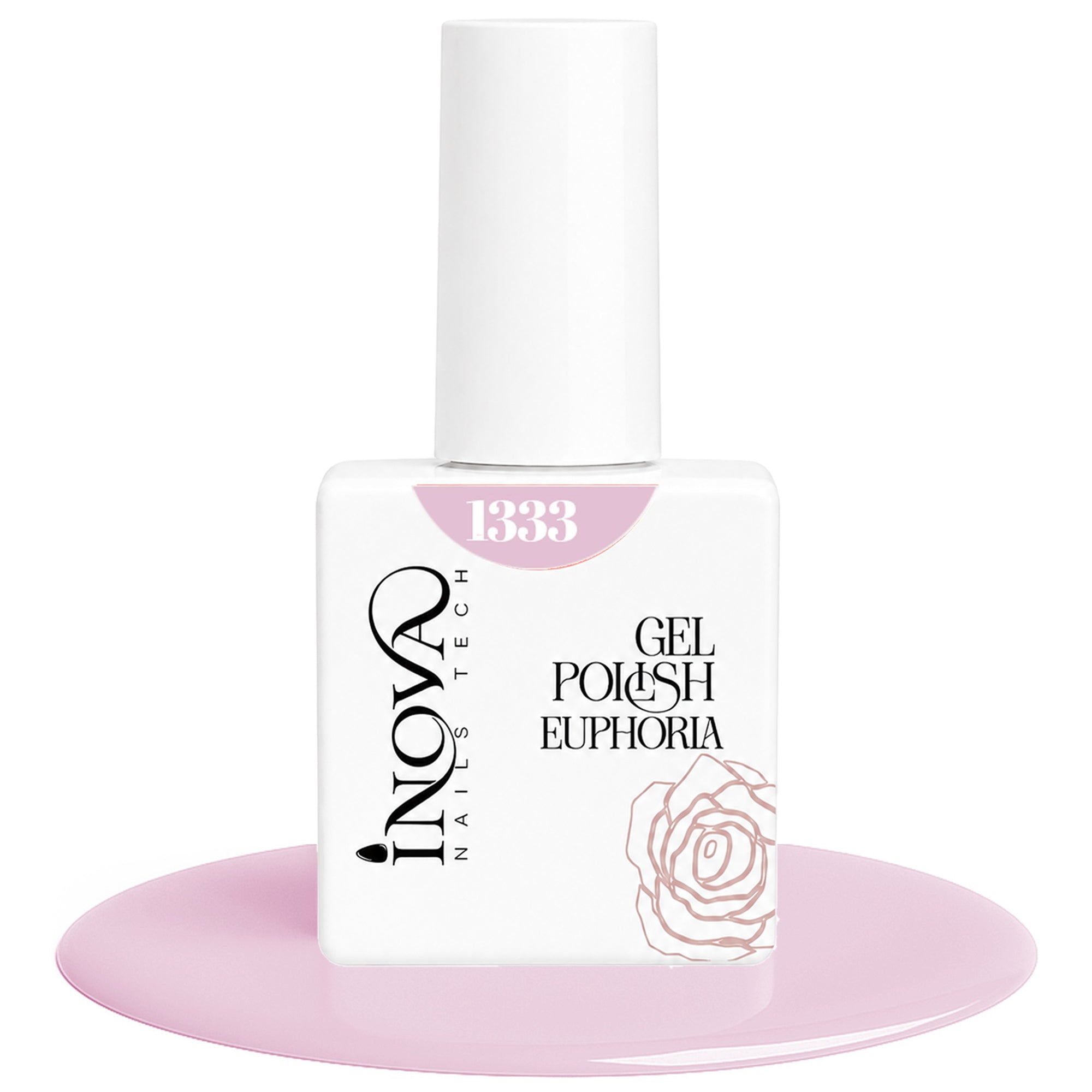 Inova Nails Tech Smalto Semipermanente 12ml - 1333 Rosa Baby