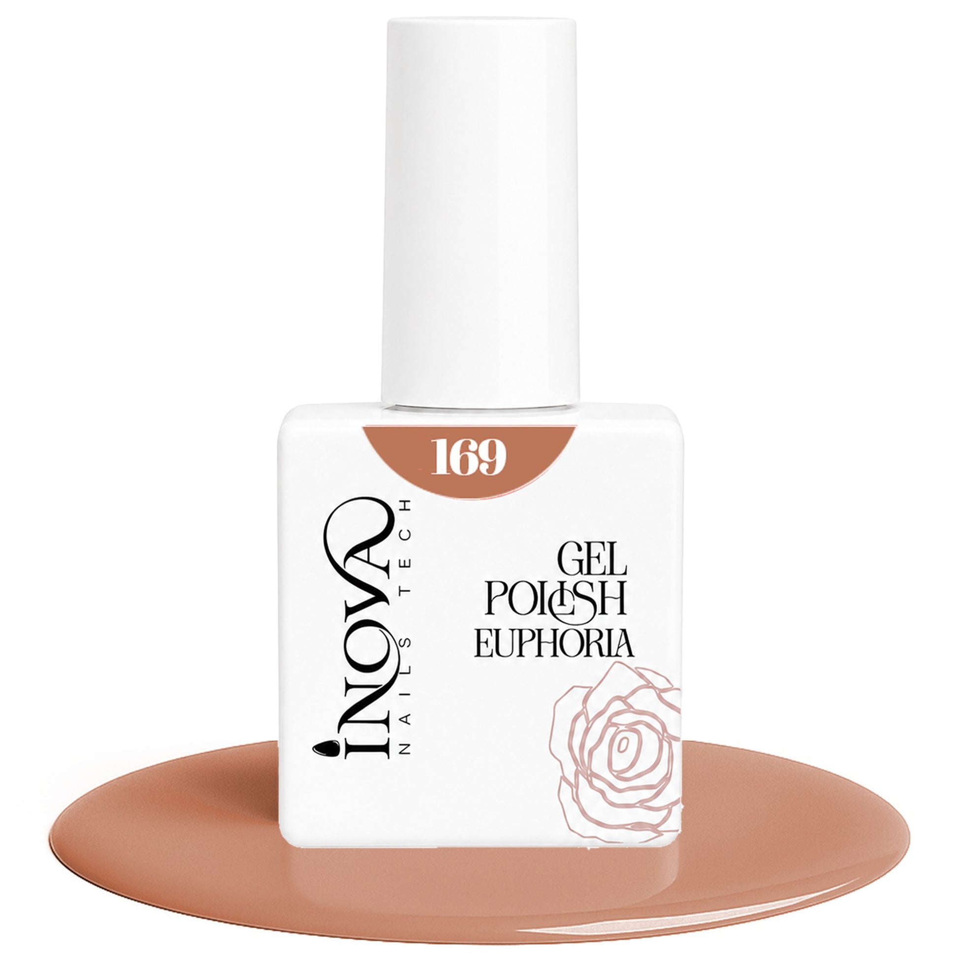 Inova Nails Tech Smalto Semipermanente 12ml - 169 Nude Caramello Caldo