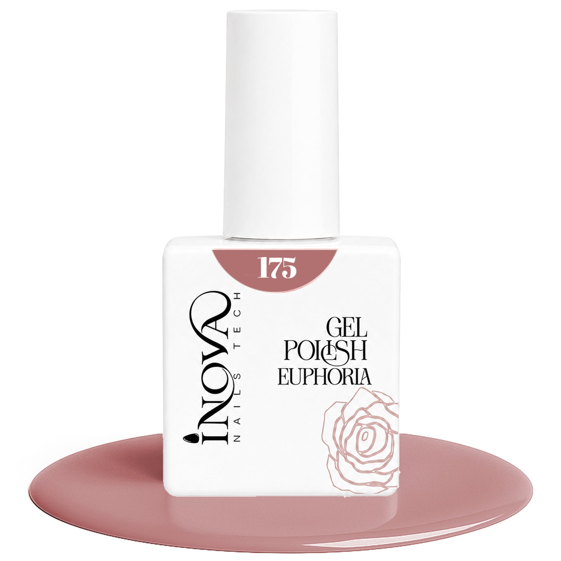 Inova Nails Tech Smalto Semipermanente 12ml - 175 Rosa Cipria Neutro