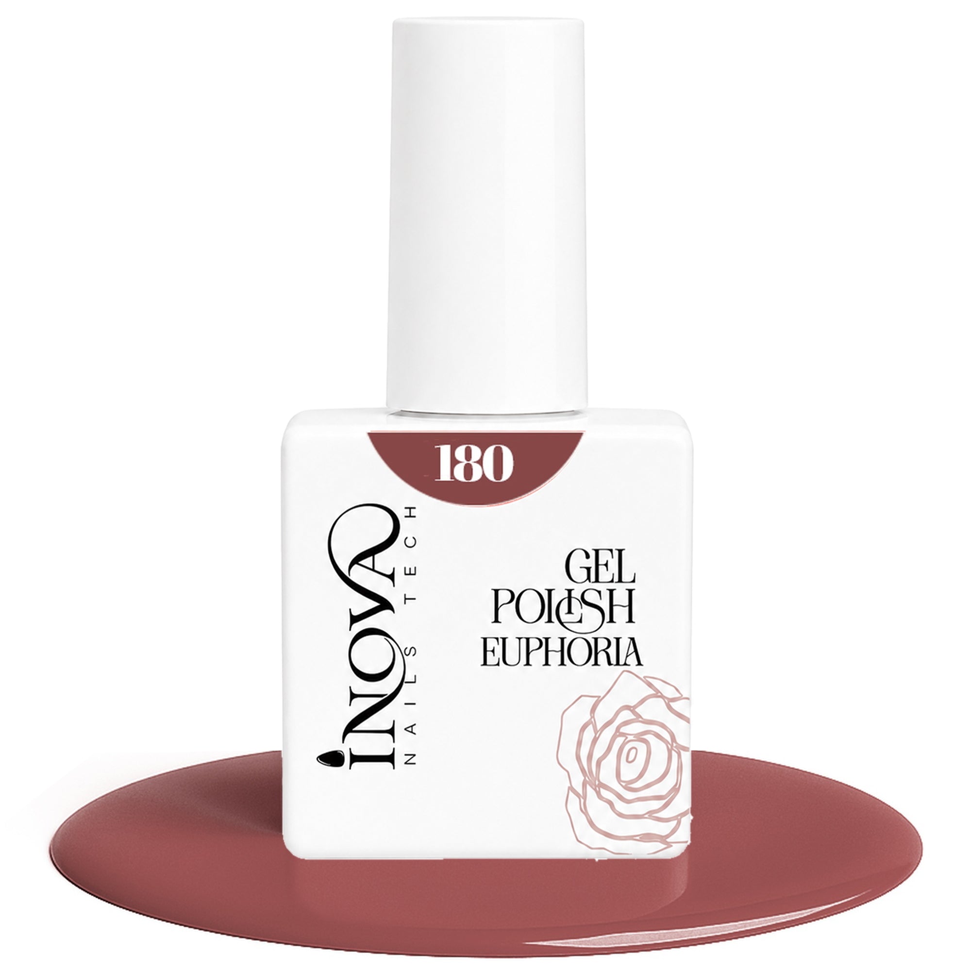 Inova Nails Tech Smalto Semipermanente 12ml - 180 Nude Beige Naturale