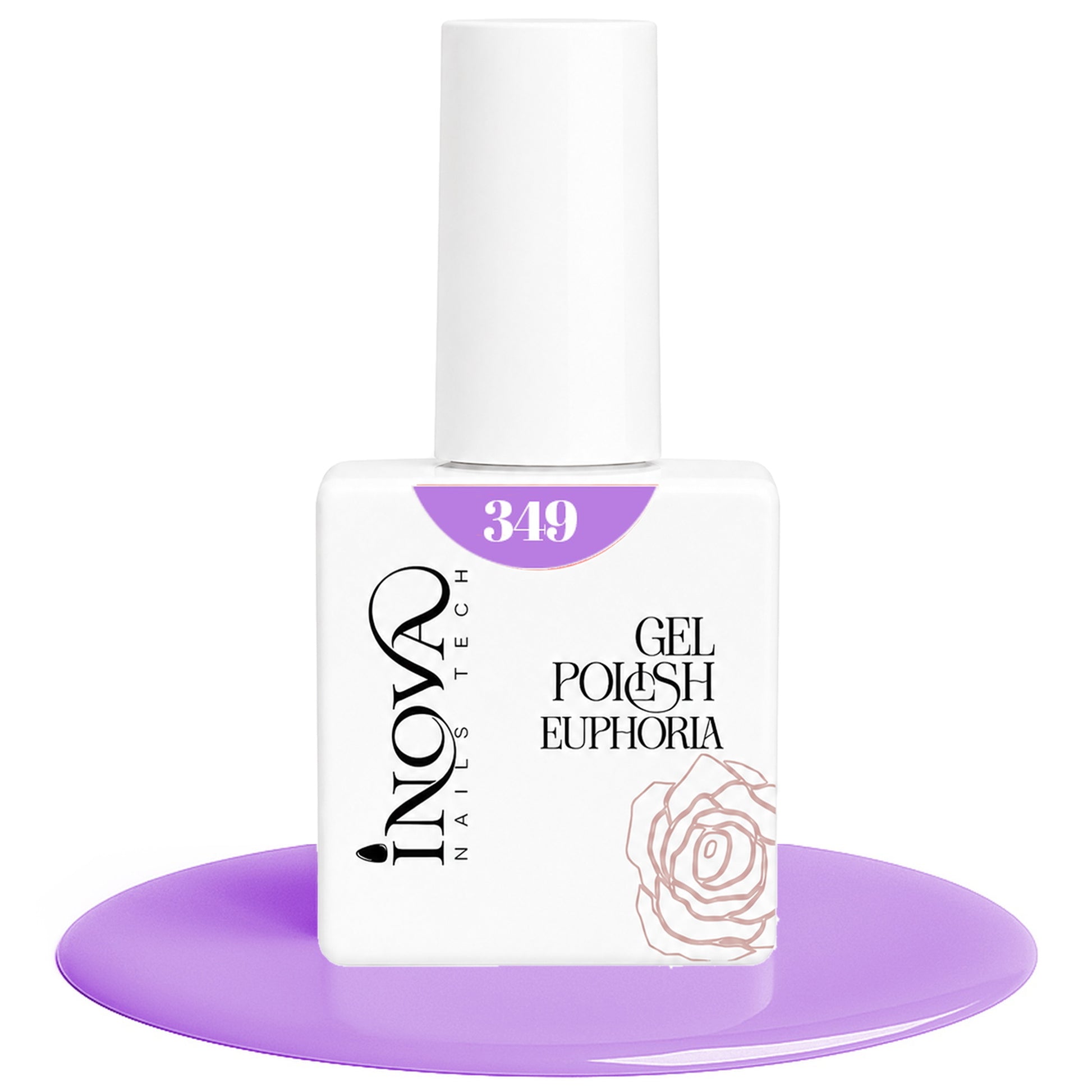 Inova Nails Tech Smalto Semipermanente 12ml - 349 Lavanda Chiaro
