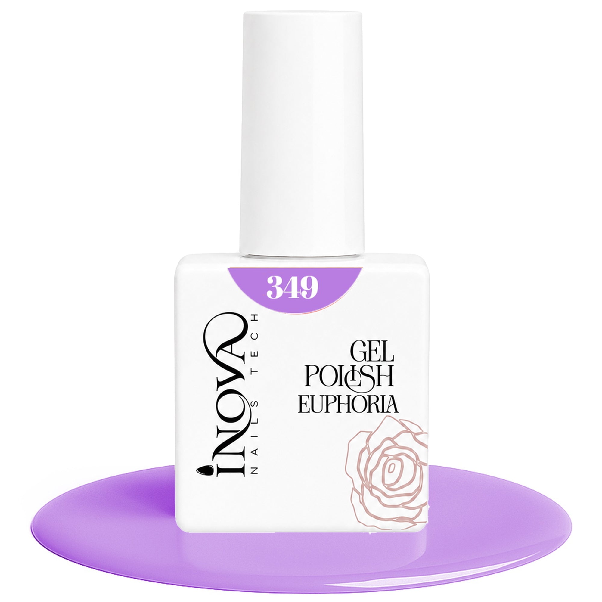 Inova Nails Tech Smalto Semipermanente 12ml - 349 Lavanda Chiaro