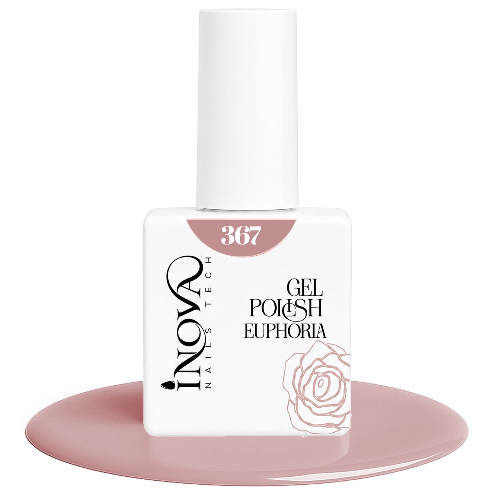 Inova Nails Tech Smalto Semipermanente 12ml - 367 Rosa Nude
