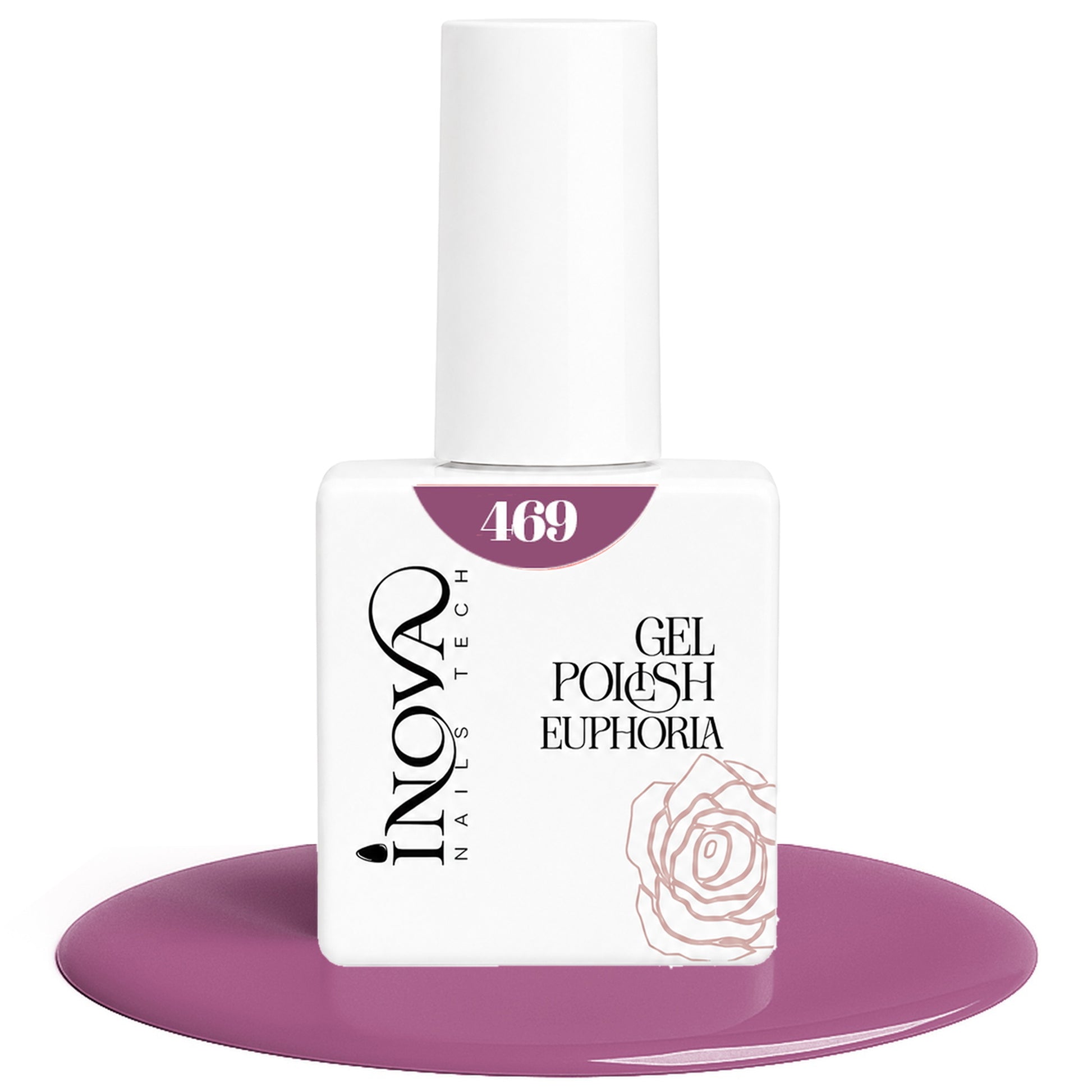Inova Nails Tech Smalto Semipermanente 12ml - 469 Malva Tenue