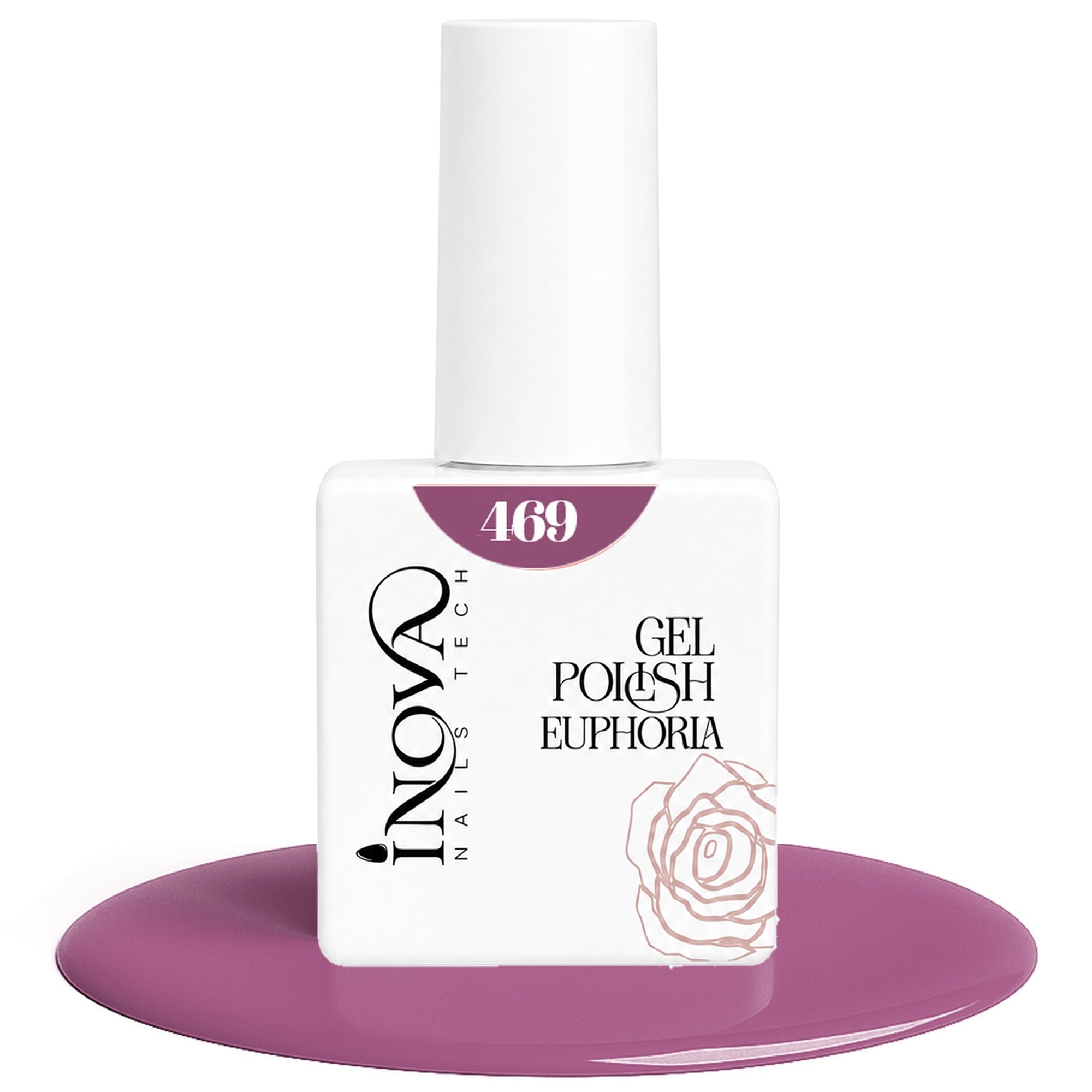 Inova Nails Tech Smalto Semipermanente 12ml - 469 Malva Tenue