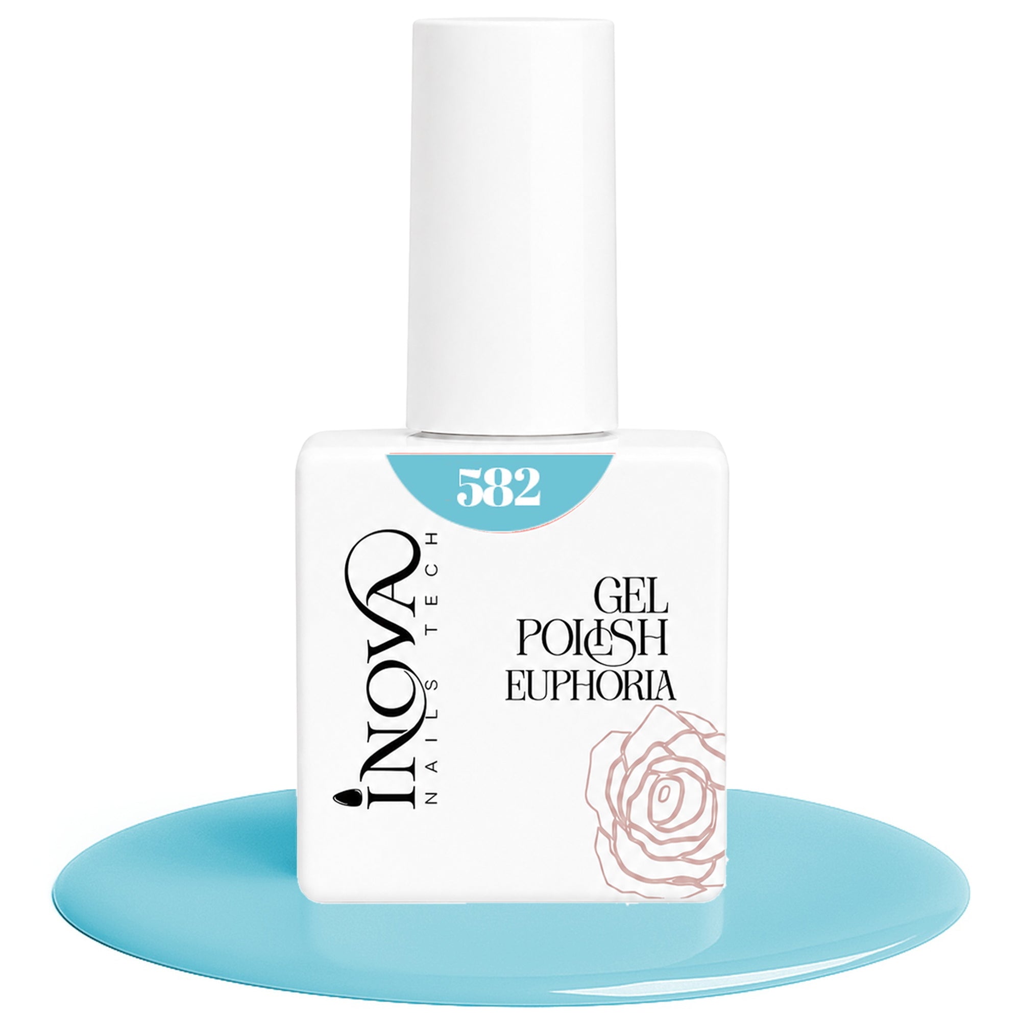 Inova Nails Tech Smalto Semipermanente 12ml - 582 Azzurro Cielo